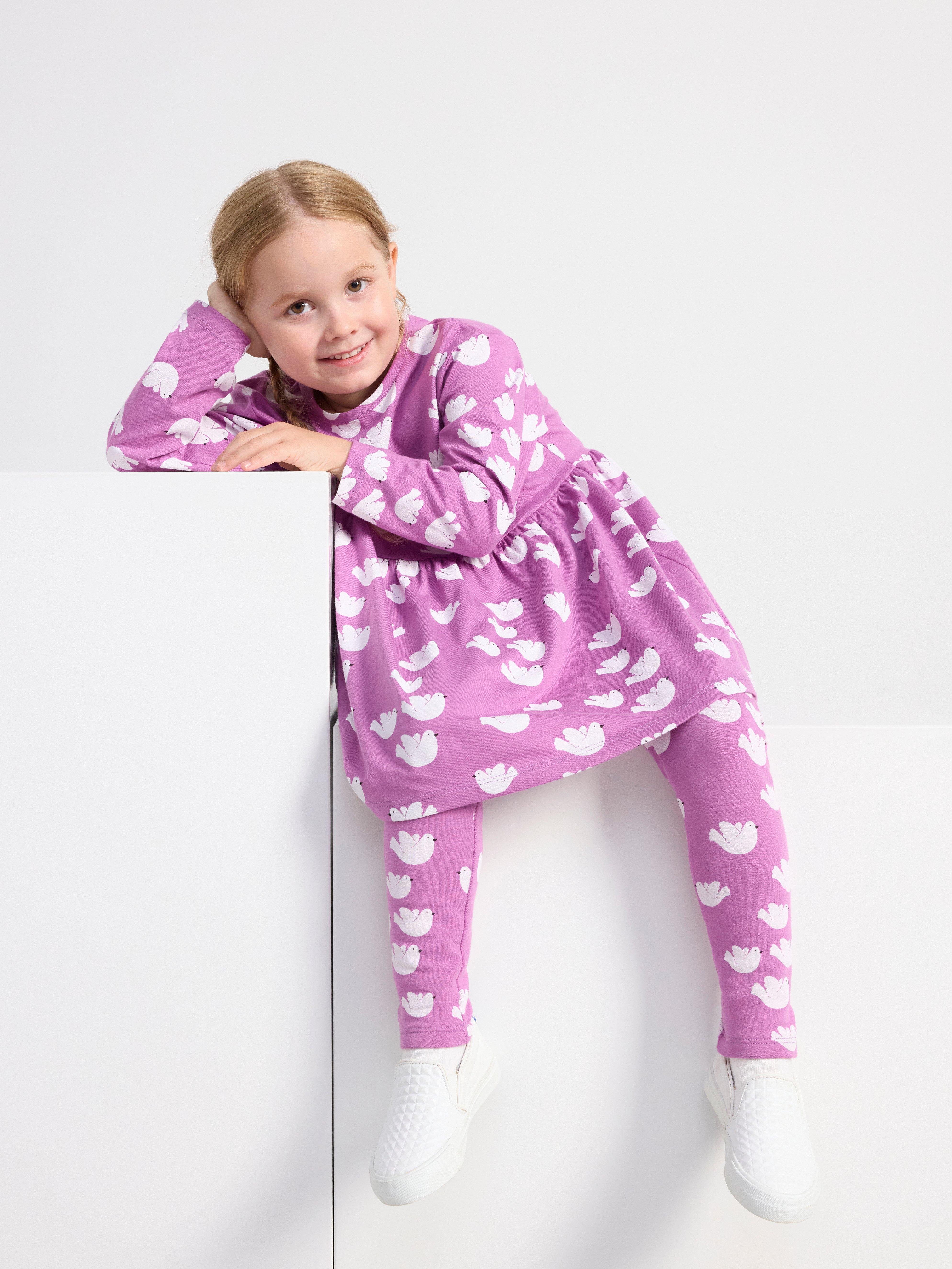 Tunic with print Dark Dusty Lilac