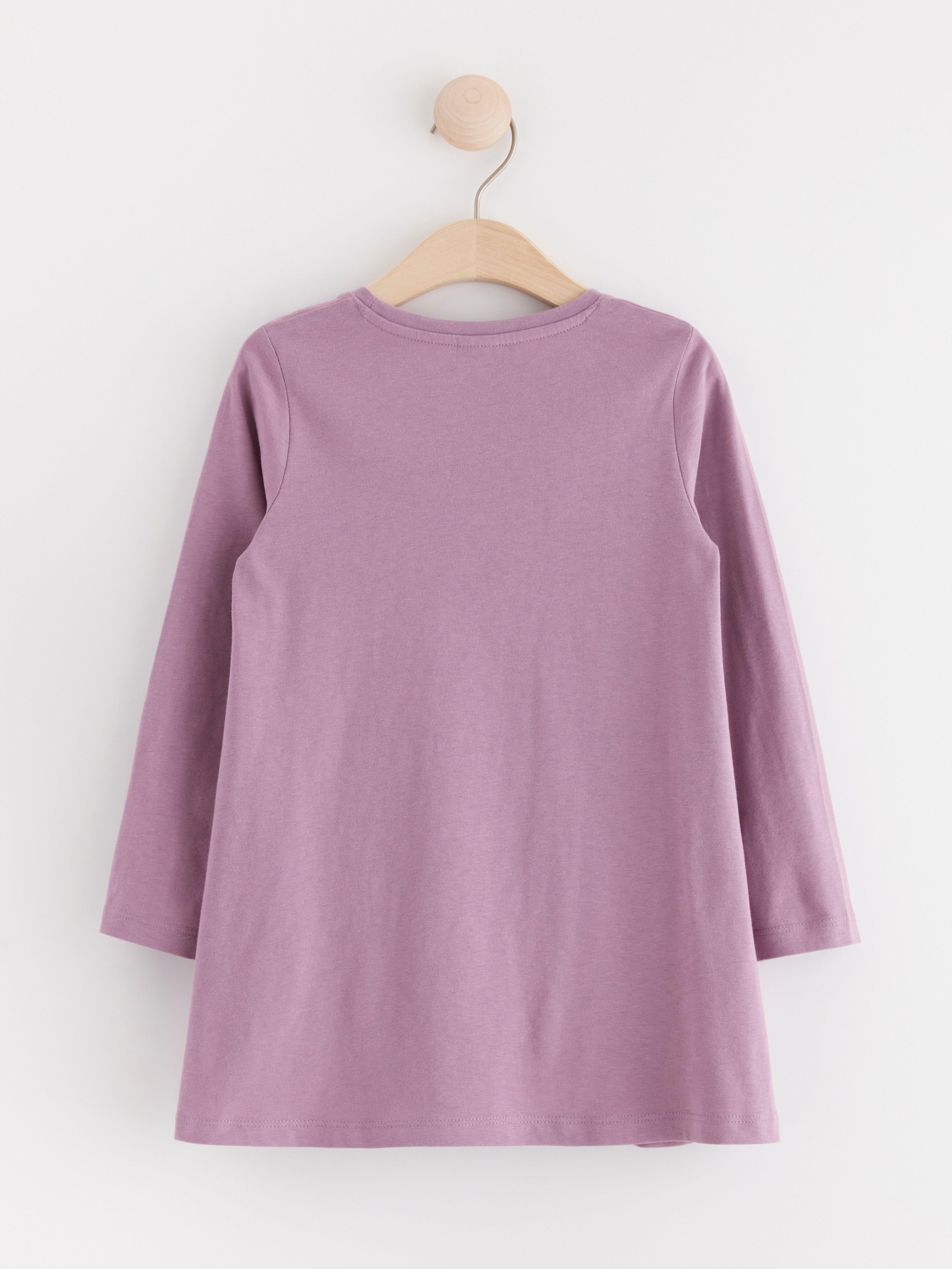 Tunic with long sleeve Light Dusty Lilac