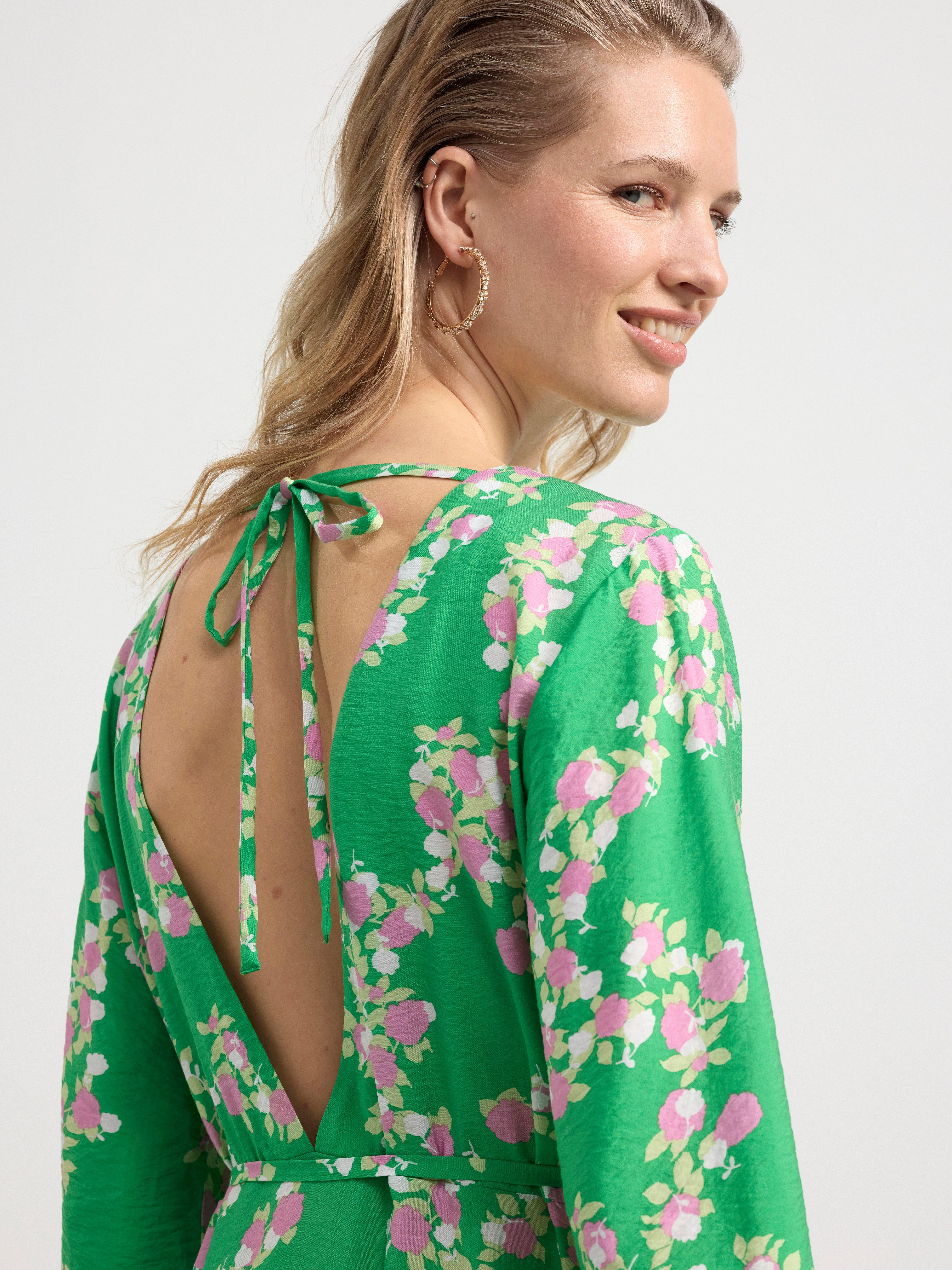 Long sleeve dress Green