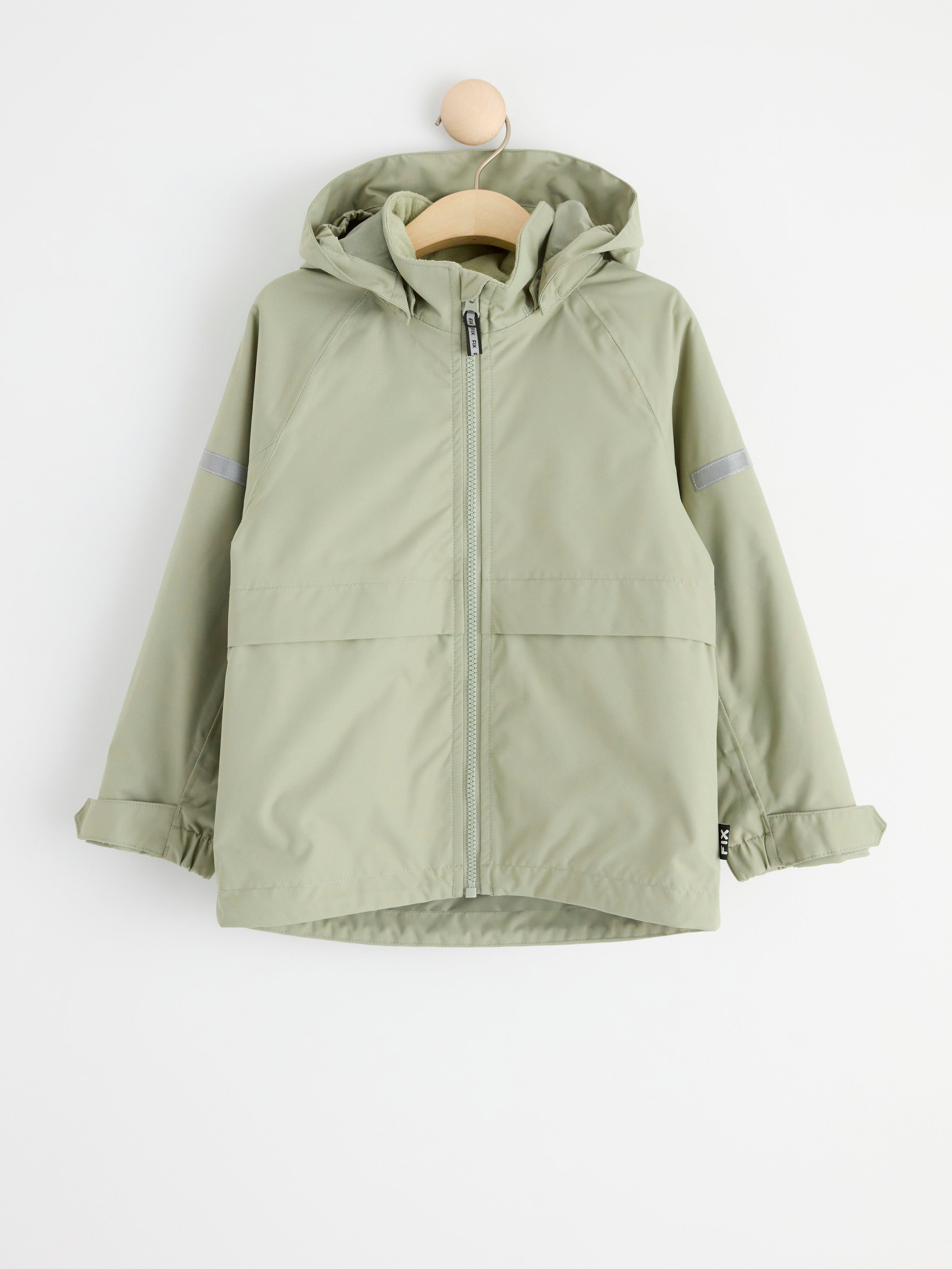 FIX Shell jacket with adjustable sleeves Light Dusty Green