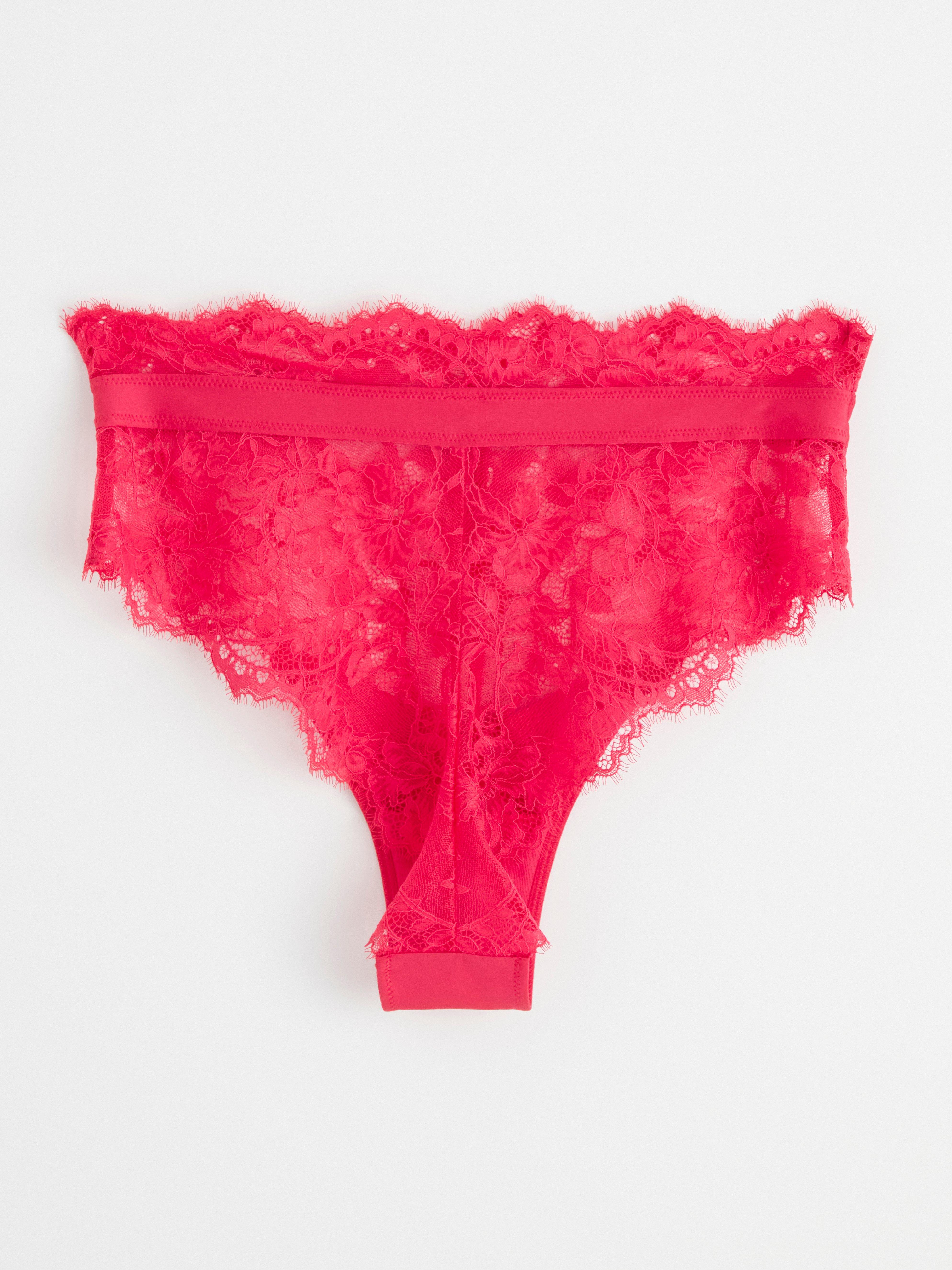 Brazilian high waist briefs Red
