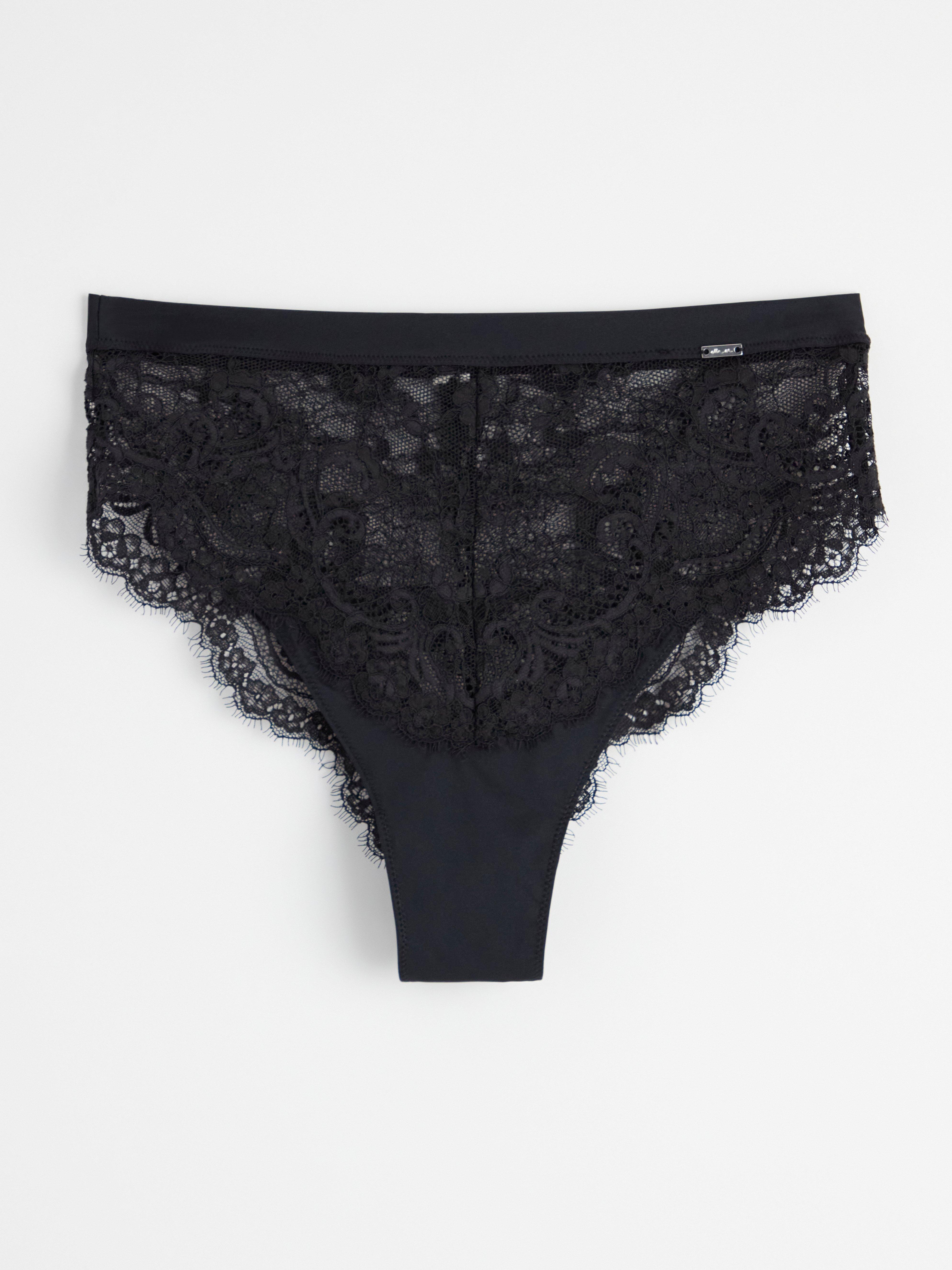 Brazilian high briefs Black