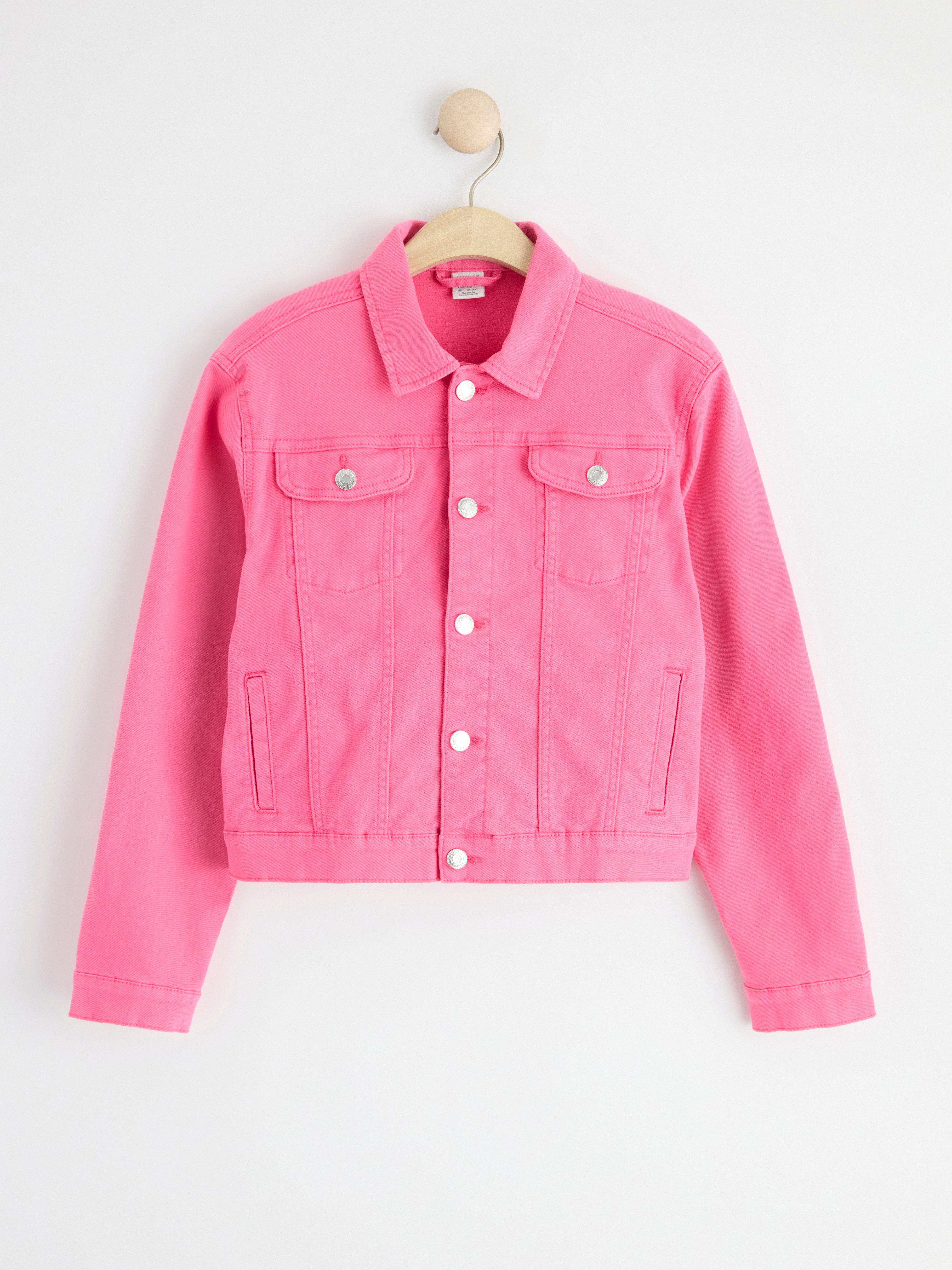 Twill jacket Pink