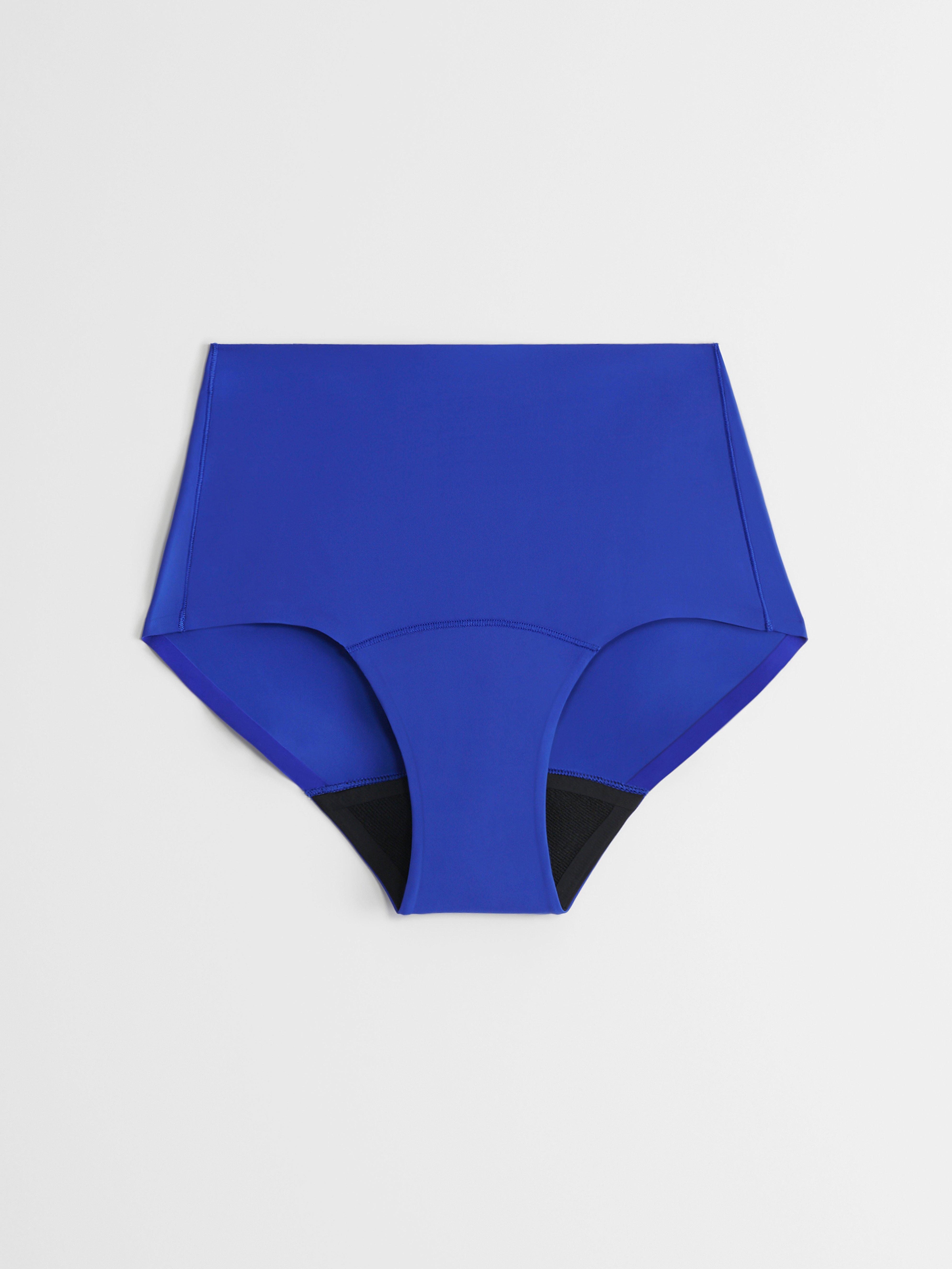 Engineered High Waist Period Proof – Period Panty High Absorbency Neon Blue