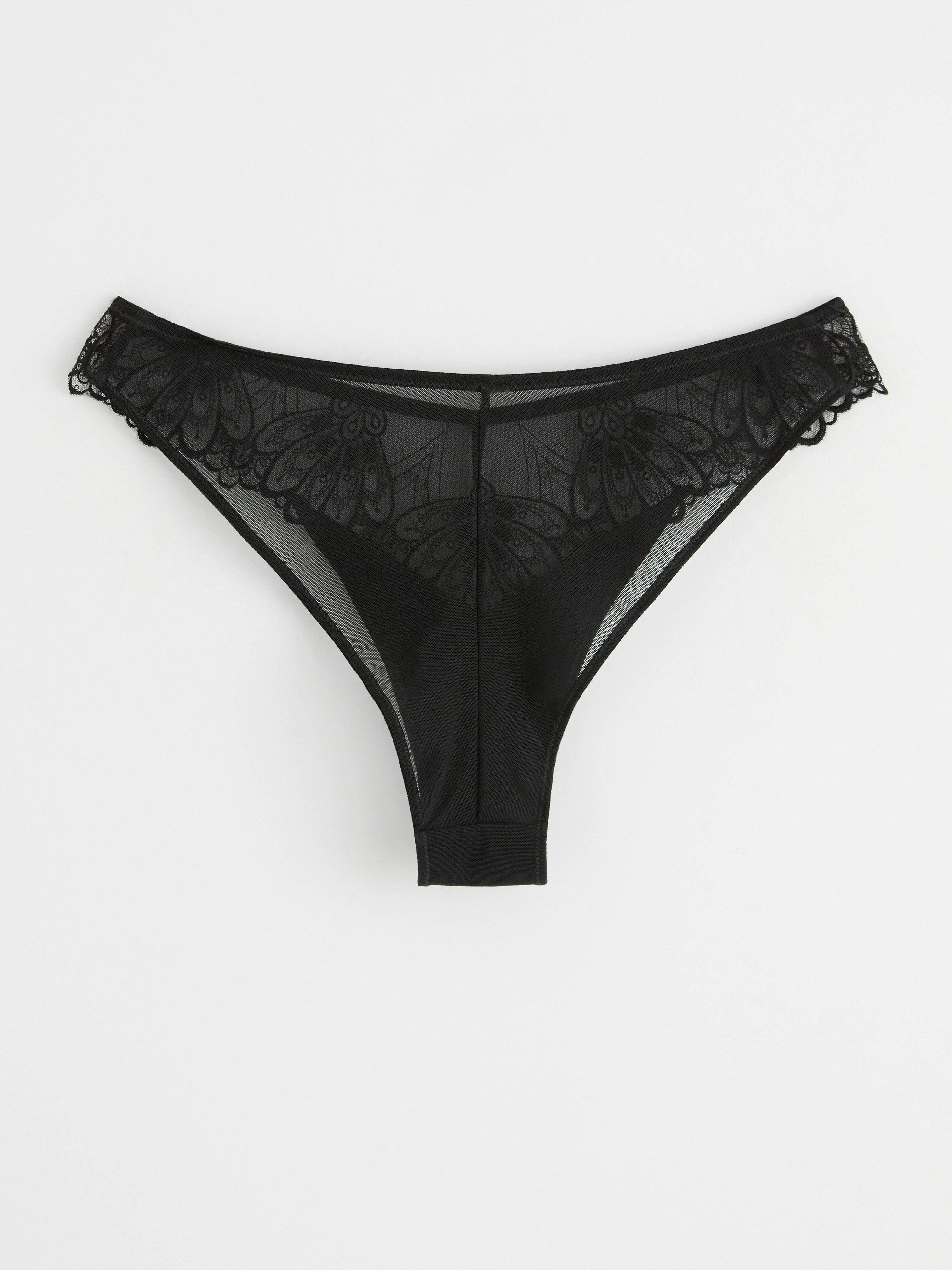 Brazilian briefs regular waist Black