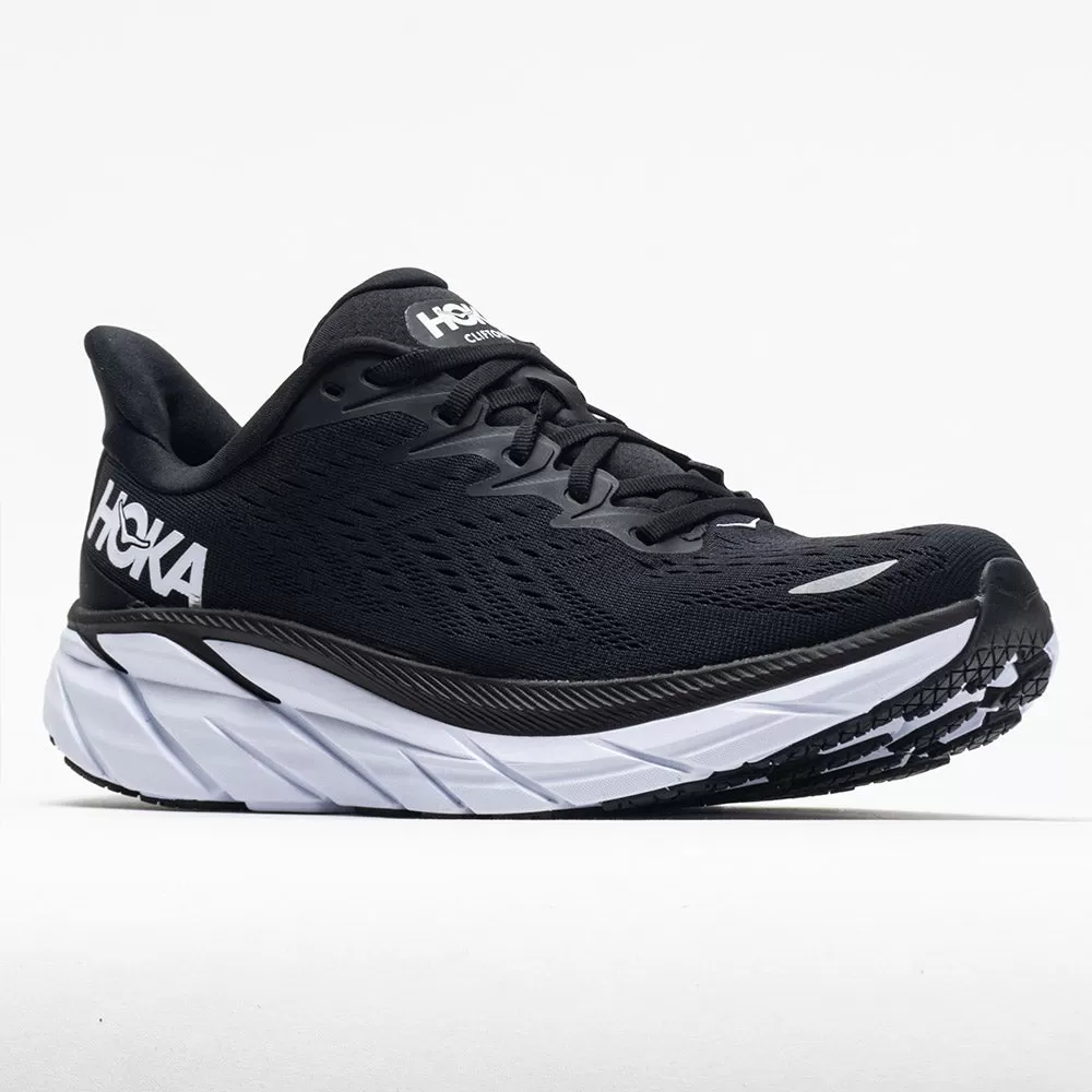 Hoka One One Clifton 8 Men's Black/White - HOKA