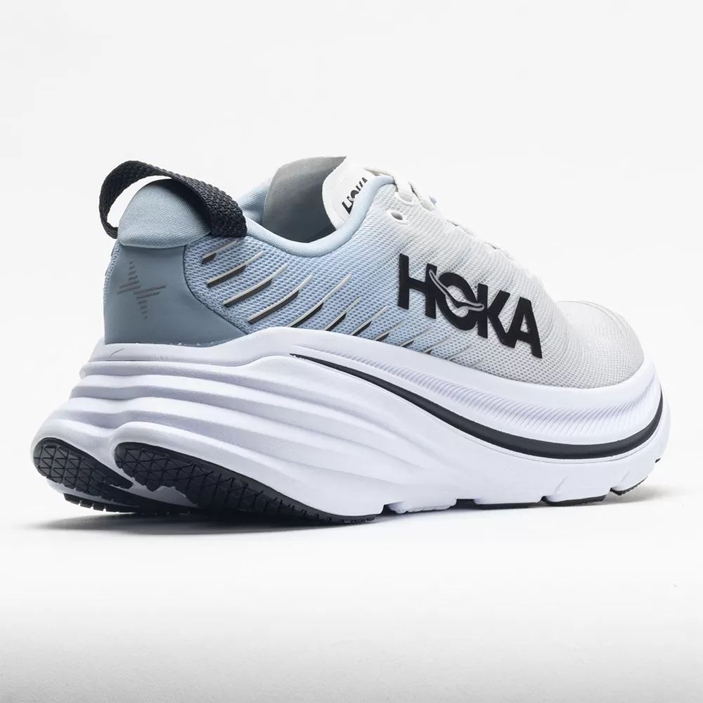 HOKA Bondi X Men's Blanc de Blanc/Blue Fog - HOKA