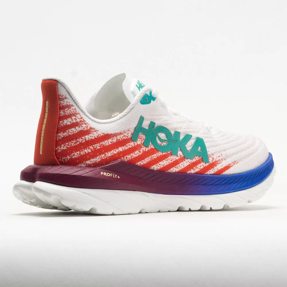 HOKA Mach 5 Men's White/Flame - HOKA