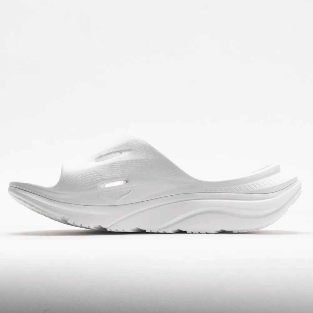 HOKA Ora Recovery Slide 3 Unisex White/White - HOKA