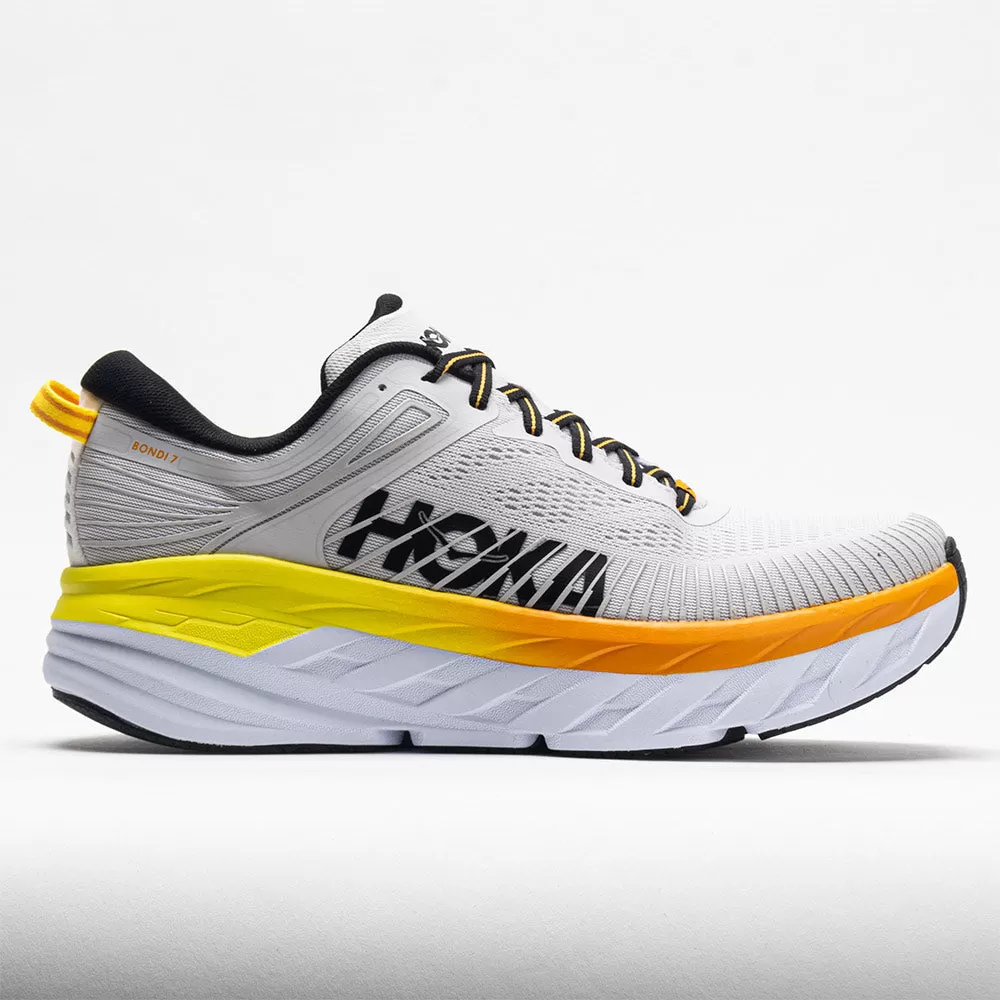 HOKA Bondi 7 Men's Nimbus Cloud/Radiant Yellow - HOKA