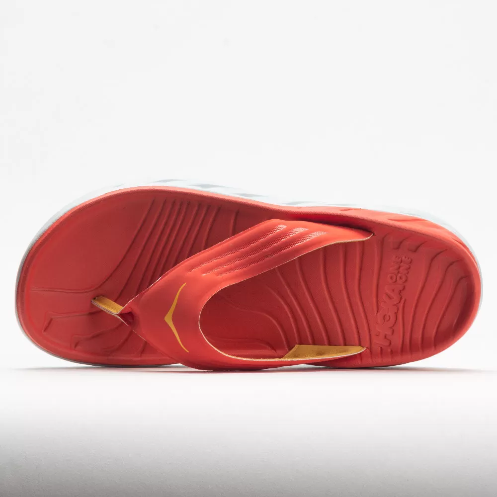 Hoka One One Ora Recovery Flip Men's Fiesta/Amber Yellow - HOKA