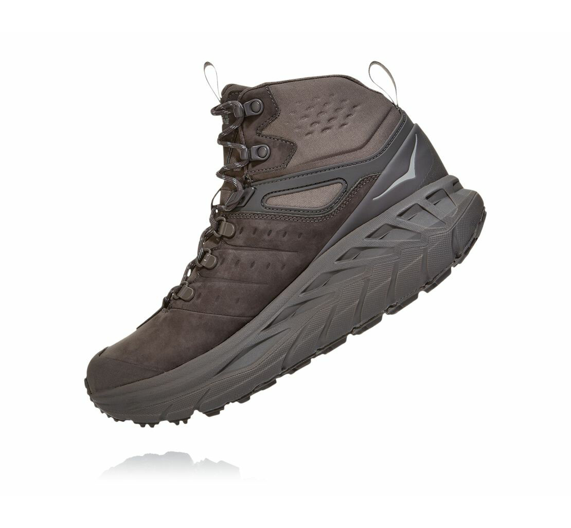 Men's Stinson Mid GORE-TEX DARK GULL GREY / DRIZZLE - HOKA
