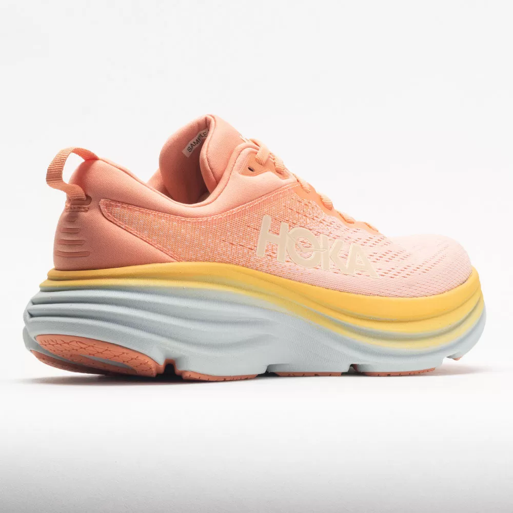 HOKA Bondi 8 Women's Shell Coral/Peach Parfait - HOKA