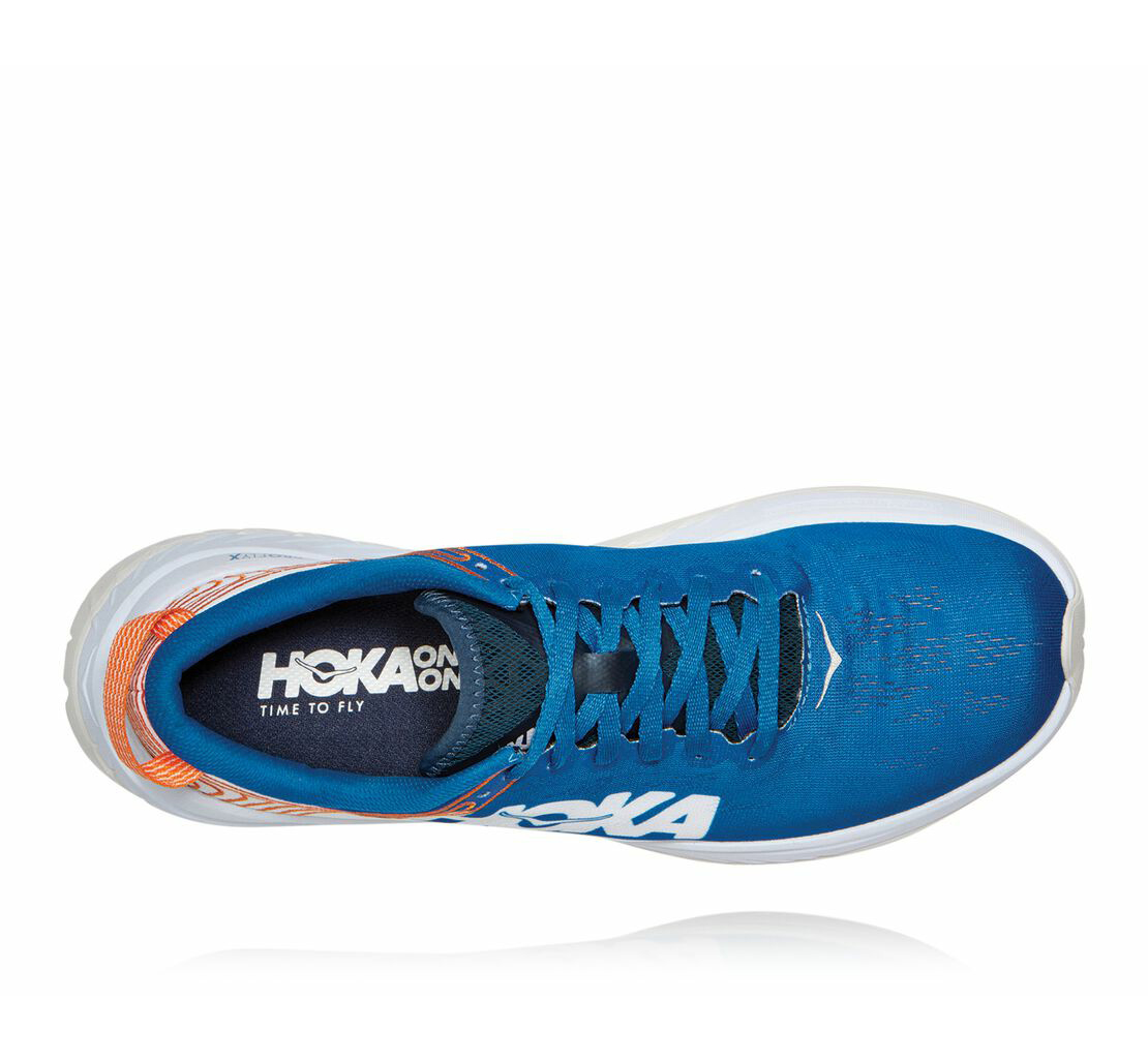 Men's Carbon X IMPERIAL BLUE / WHITE - HOKA