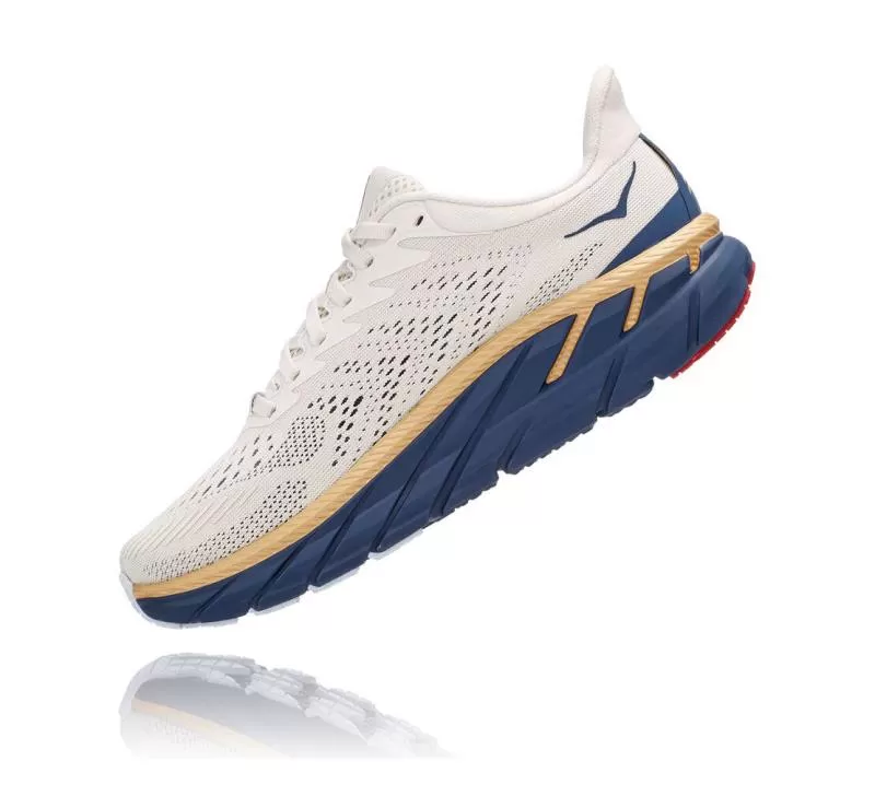 Women's Clifton 7 TOFU / VINTAGE INDIGO - HOKA