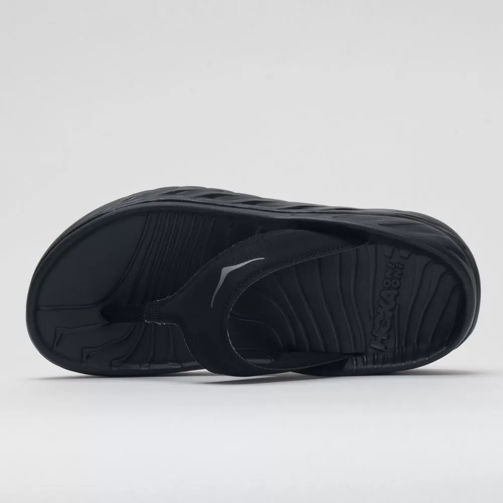 Hoka One One Ora Recovery Flip Women's Black/Dark Gull Gray - HOKA