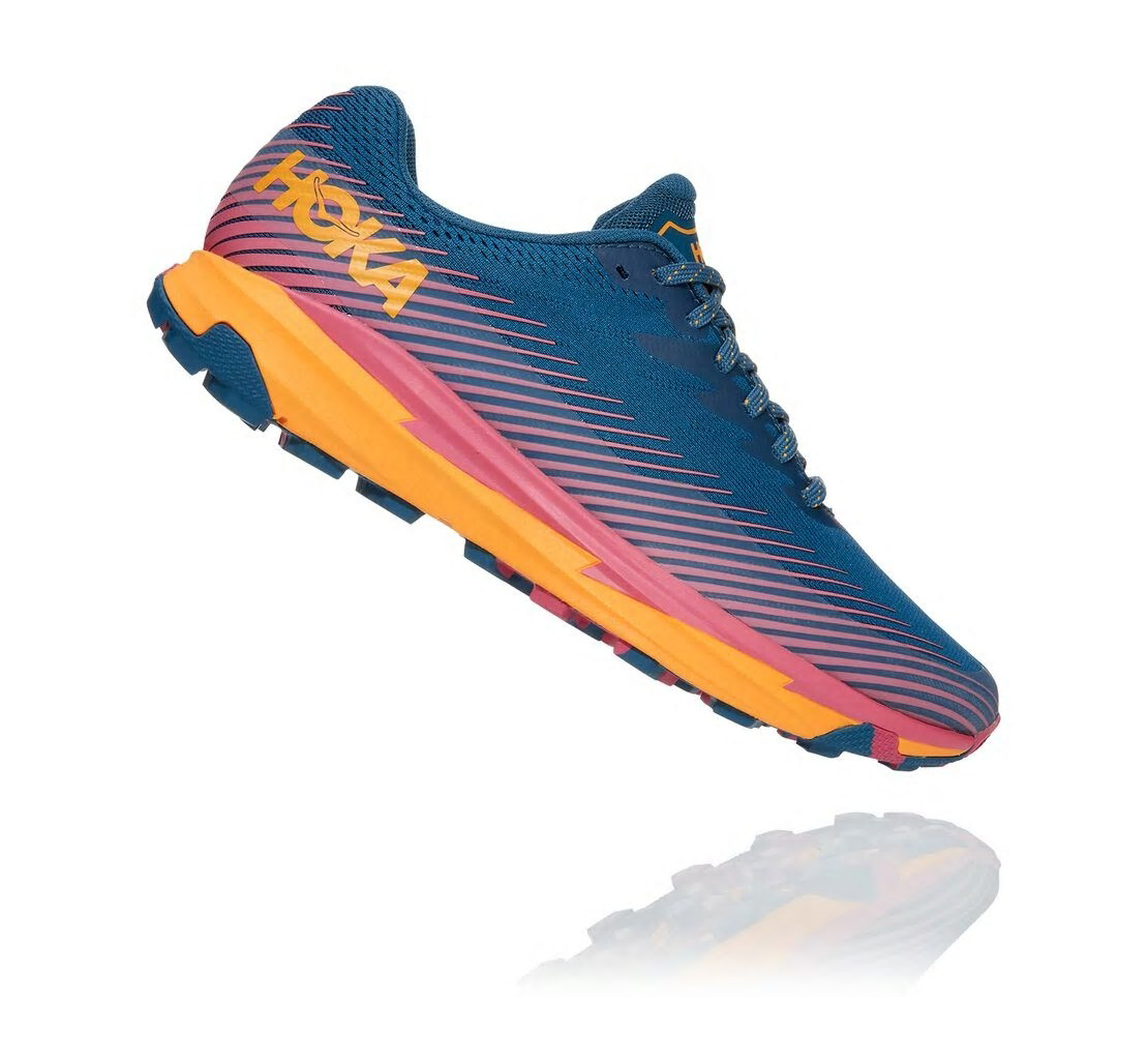 Women's Torrent 2 MOROCCAN BLUE / SAFFRON - HOKA