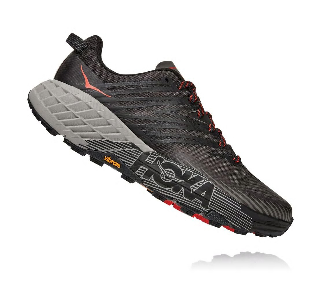 Men's Speedgoat 4 DARK GULL GREY / ANTHRACITE - HOKA