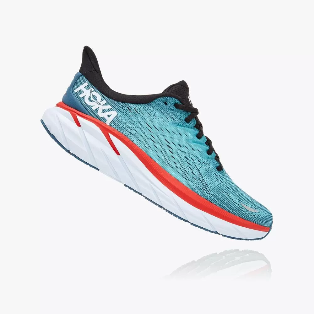 Women's Clifton 8 - Real Teal / Aquarelle - HOKA