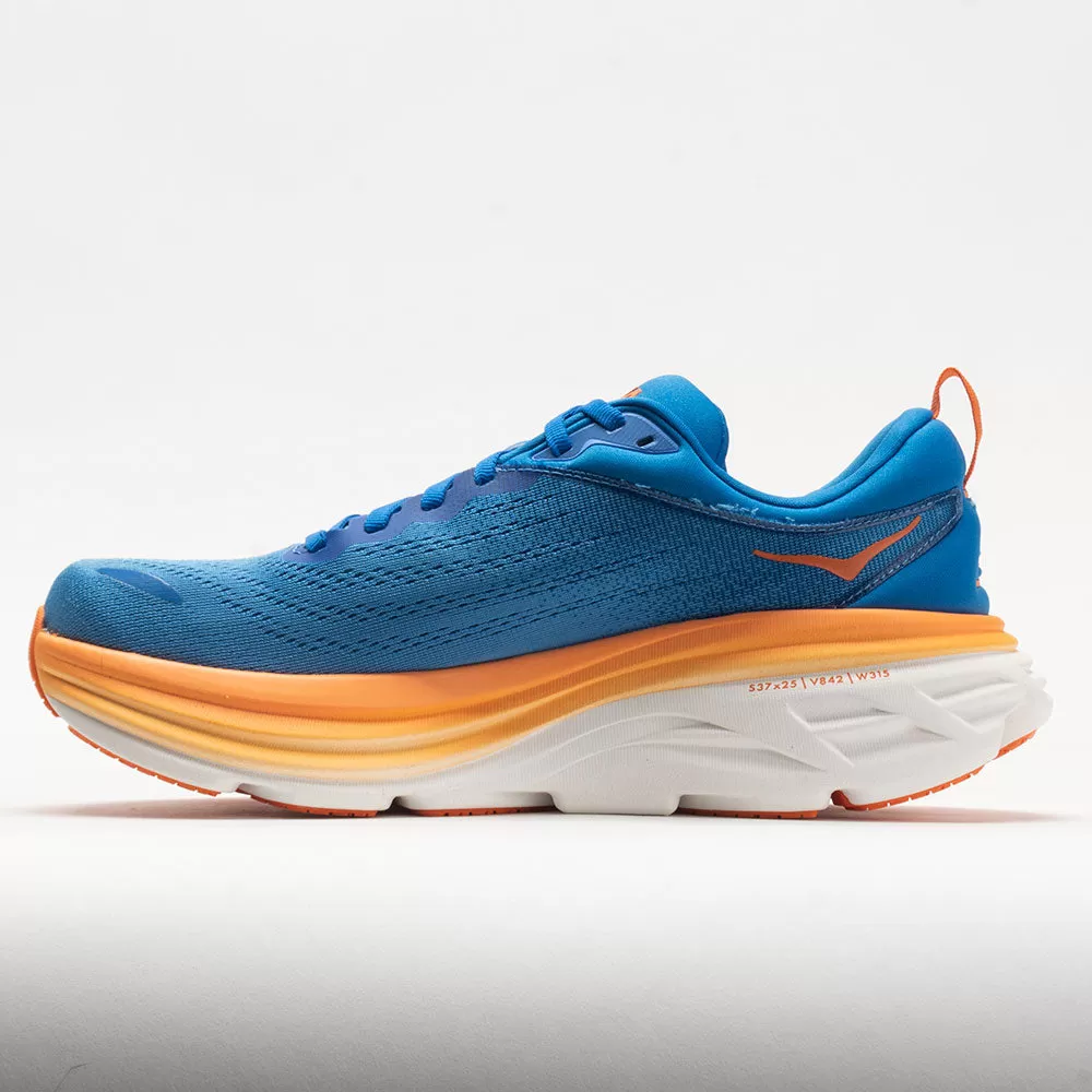 HOKA Bondi 8 Men's Coastal Sky/Vibrant Orange - HOKA