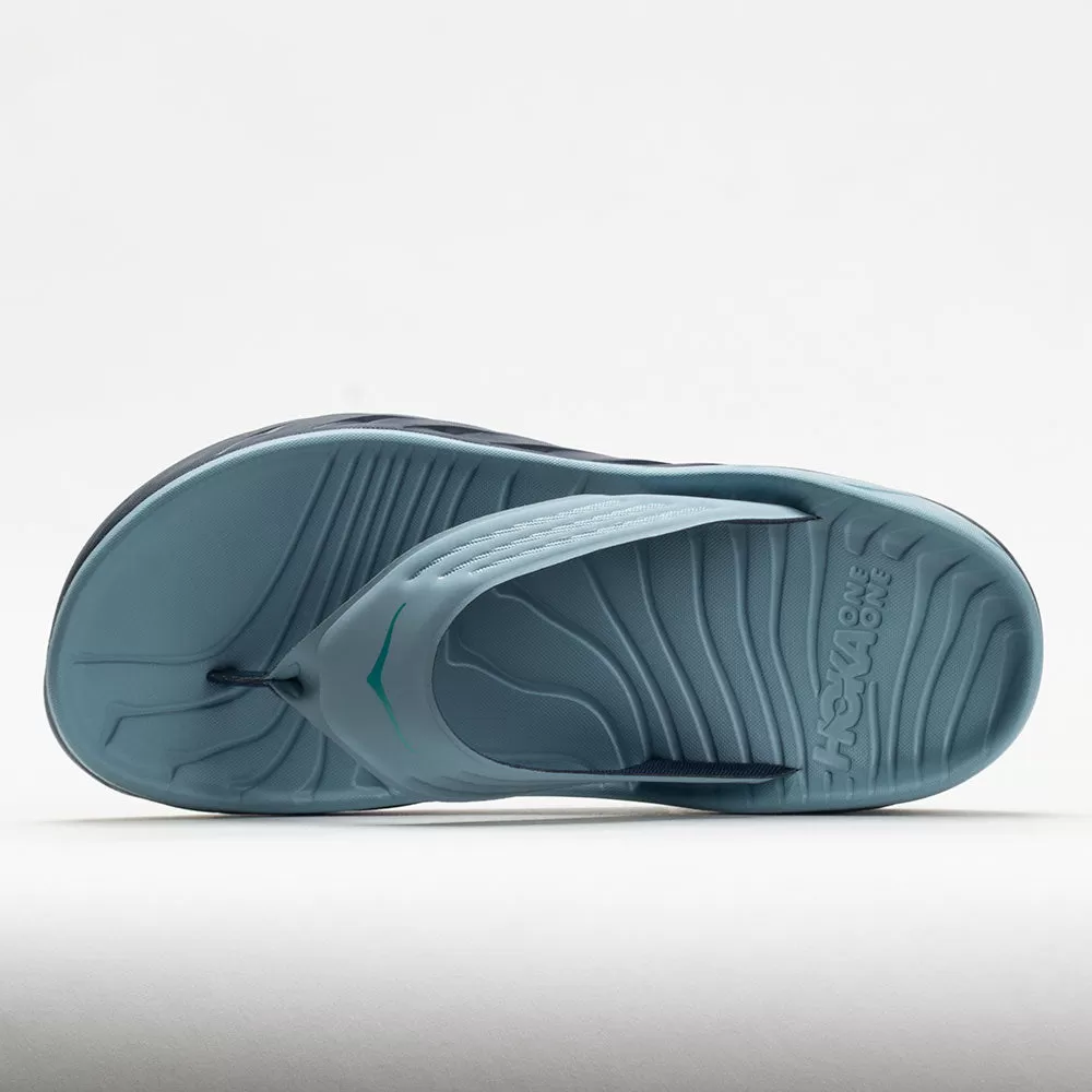 HOKA Ora Recovery Flip Men's Stone Blue/Outer Space - HOKA