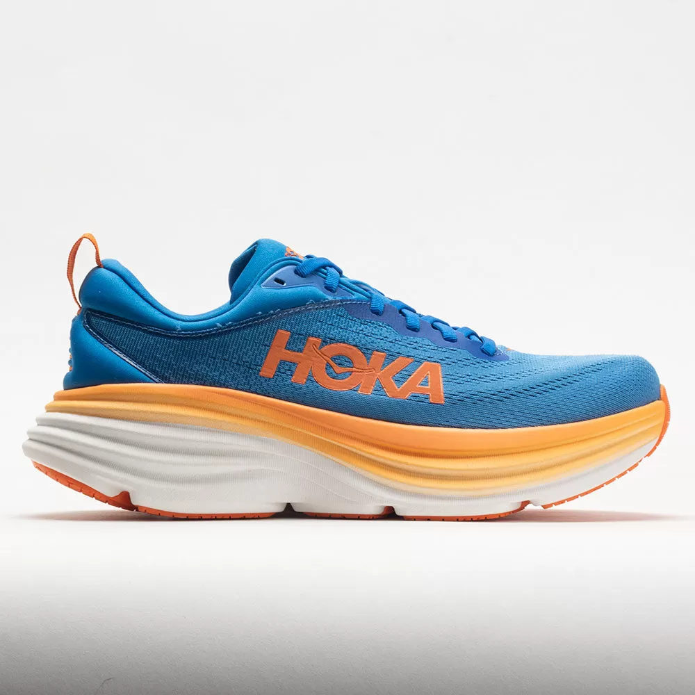HOKA Bondi 8 Men's Coastal Sky/Vibrant Orange - HOKA