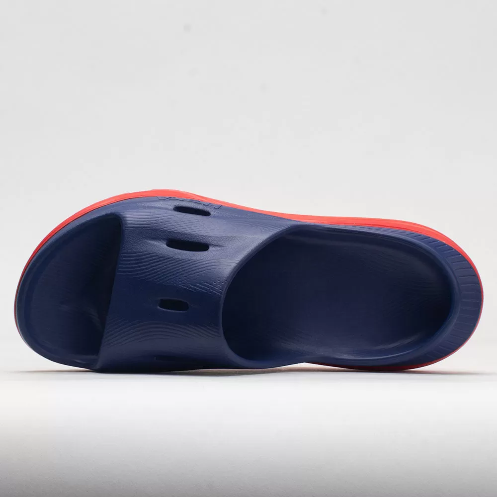 HOKA Ora Slide 3 Unisex Bellwether Blue/Red Alert - HOKA