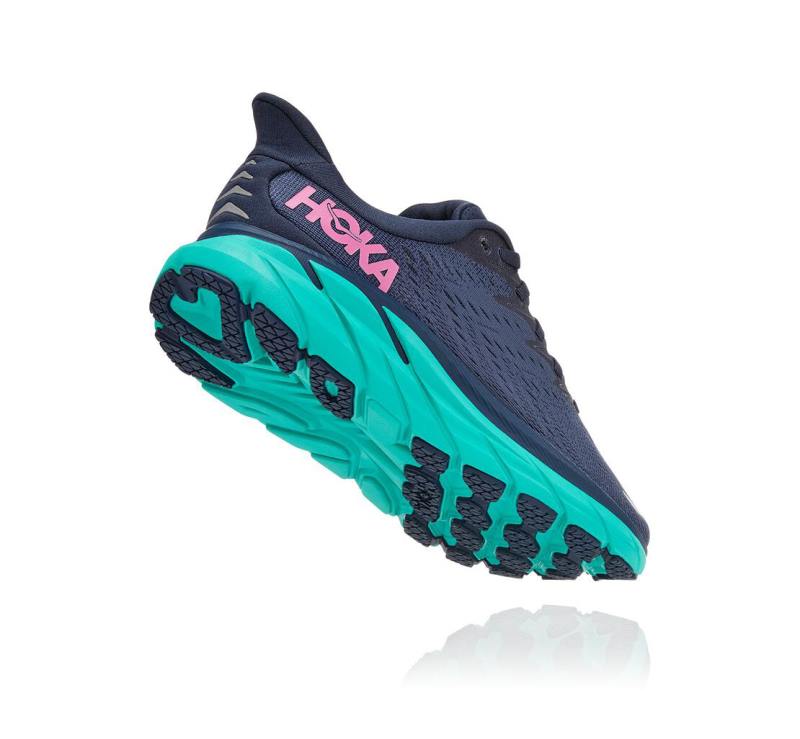 Women's Clifton 8 OUTER SPACE / ATLANTIS - HOKA