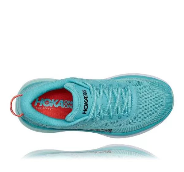 Women Bondi 7 AQUARELLE / EGGSHELL BLUEⅠ - HOKA