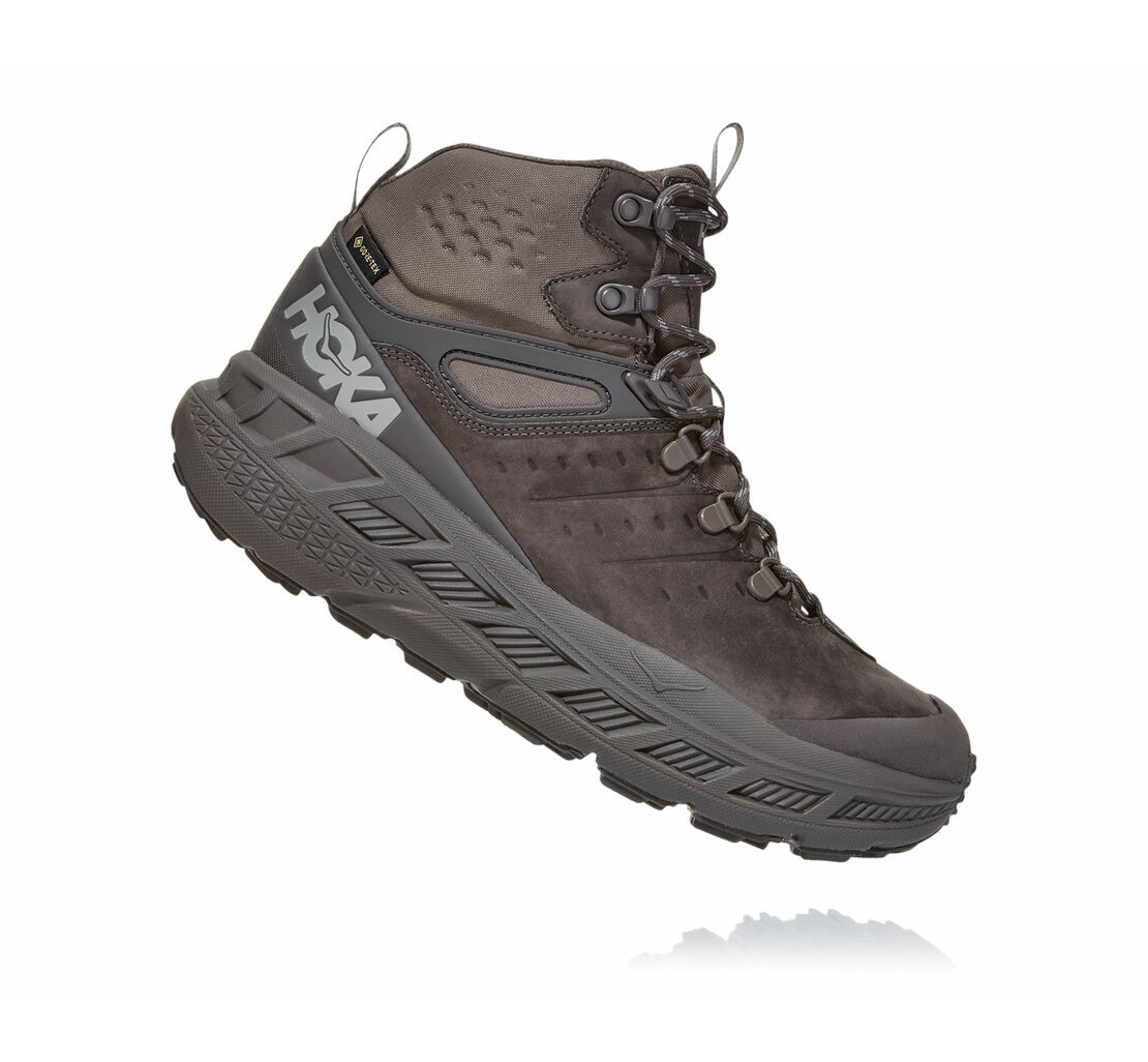 Men's Stinson Mid GORE-TEX DARK GULL GREY / DRIZZLE - HOKA