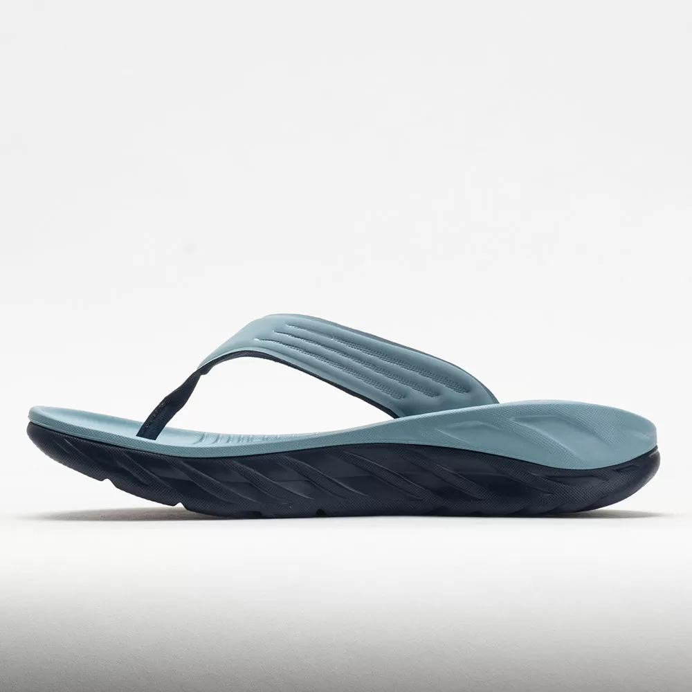 HOKA Ora Recovery Flip Men's Stone Blue/Outer Space - HOKA