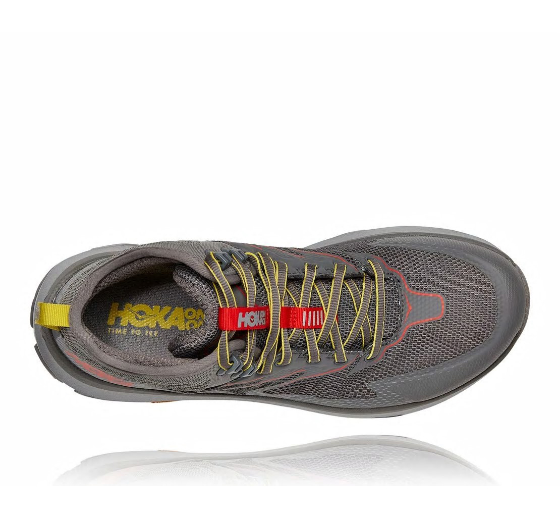 Men's Toa GORE-TEX CHARCOAL GRAY / FIESTA - HOKA