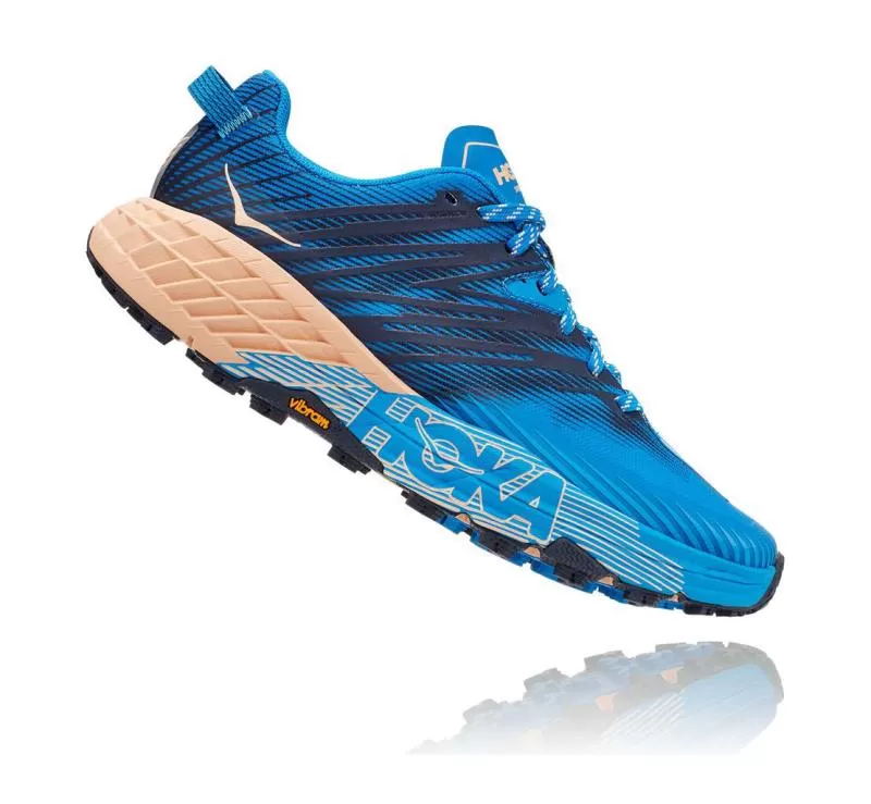 Women's Speedgoat 4 INDIGO BUNTING / BLEACHED APRICOT - HOKA