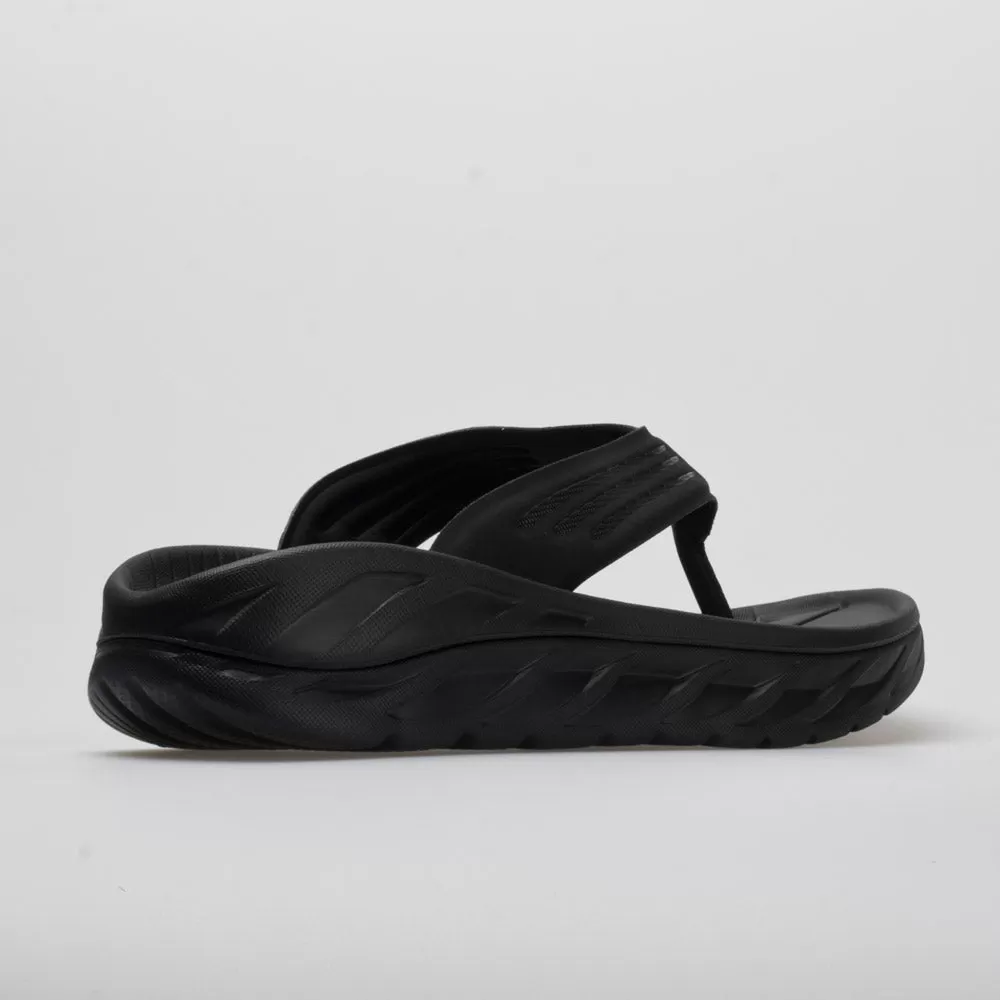 Hoka One One Ora Recovery Flip Men's Black/Dark Gull Gray - HOKA
