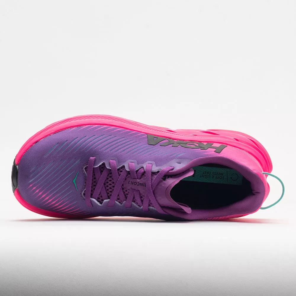 HOKA Rincon 3 Women's Beautyberry/Knockout Pink - HOKA