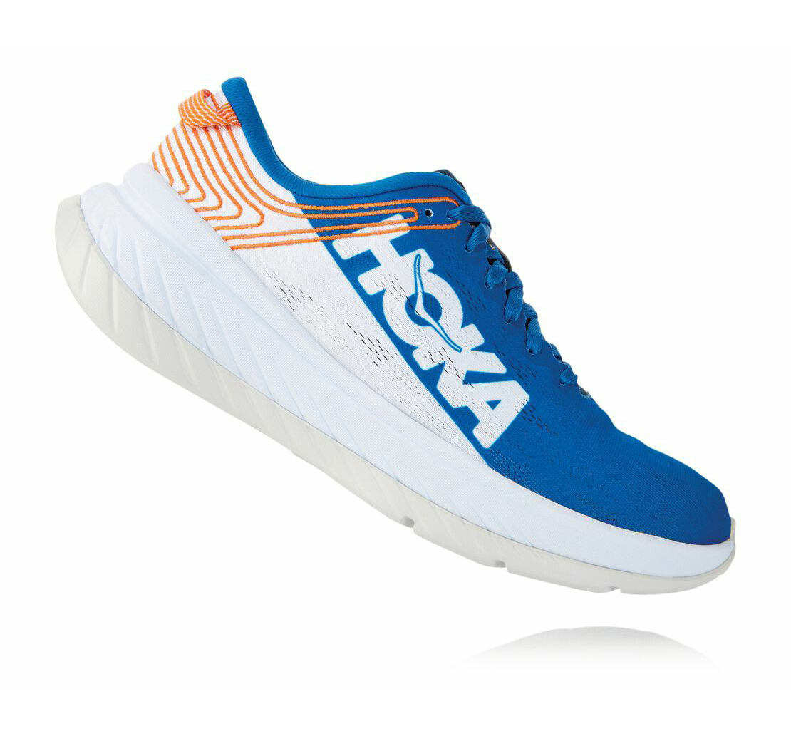 Men's Carbon X IMPERIAL BLUE / WHITE - HOKA