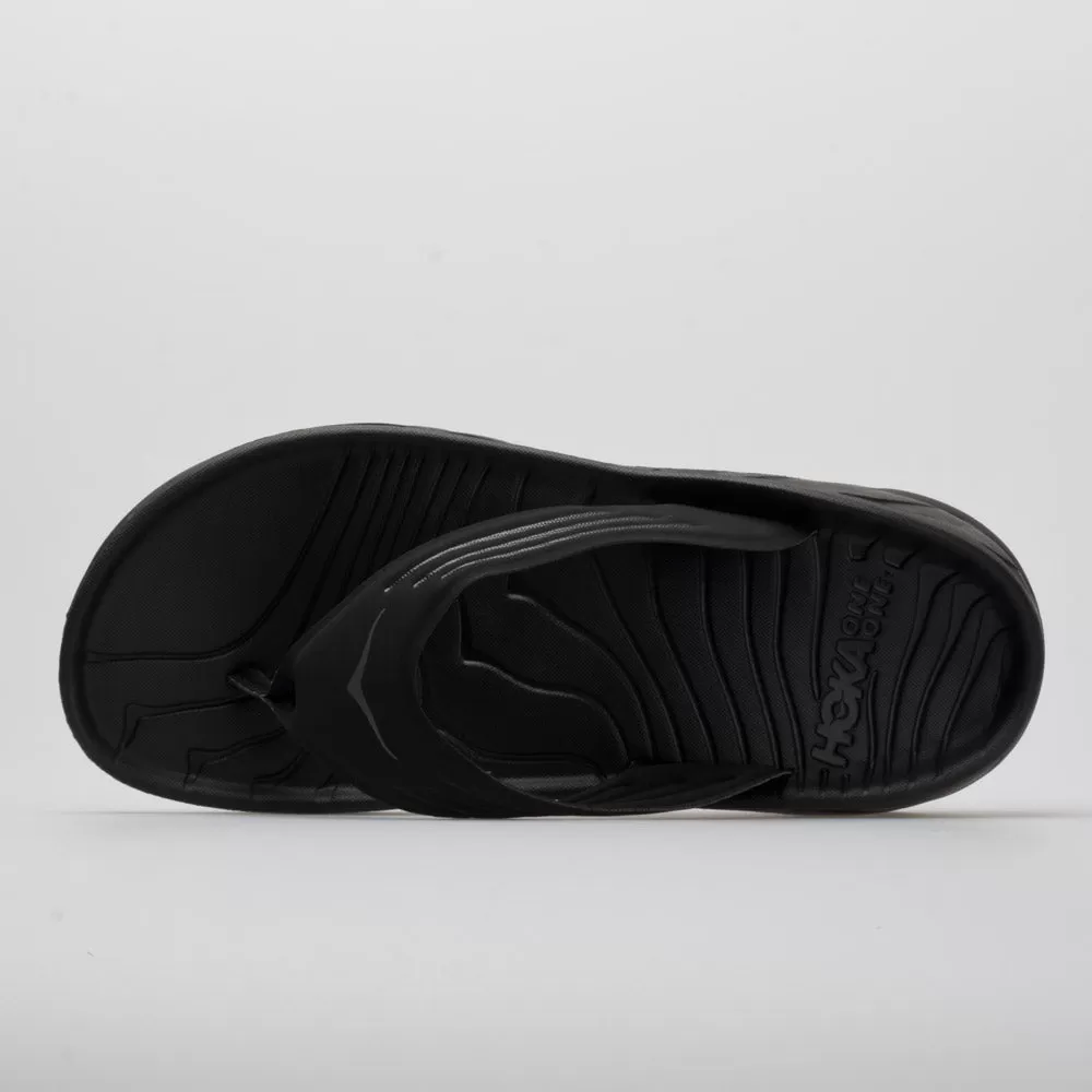 Hoka One One Ora Recovery Flip Men's Black/Dark Gull Gray - HOKA