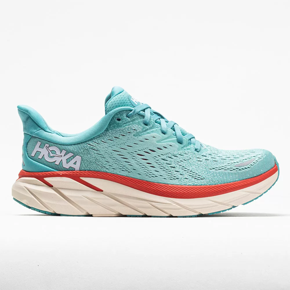 Hoka One One Clifton 8 Women's Aquarelle/Eggshell Blue - HOKA