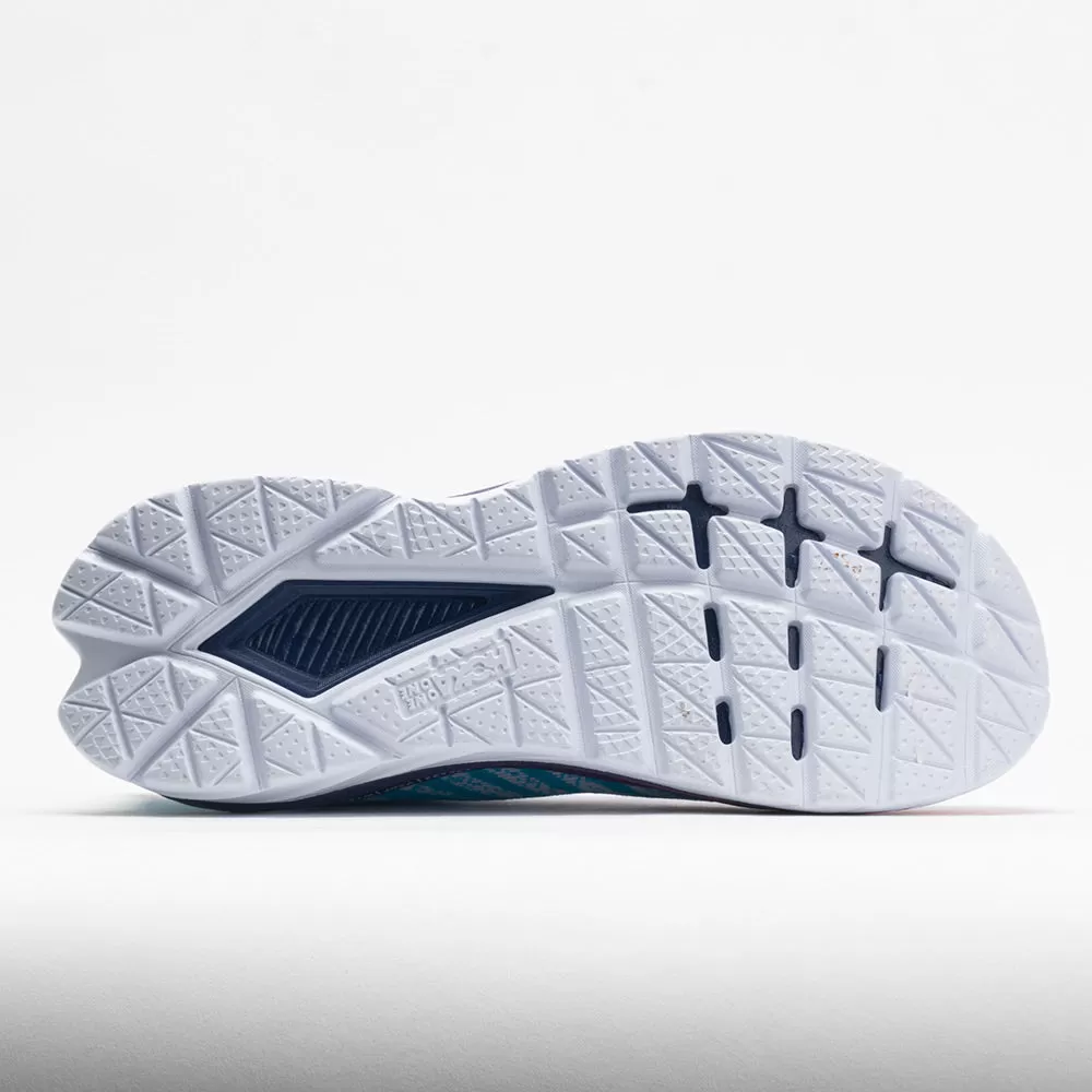 HOKA Mach 5 Women's White/Scuba Blue - HOKA