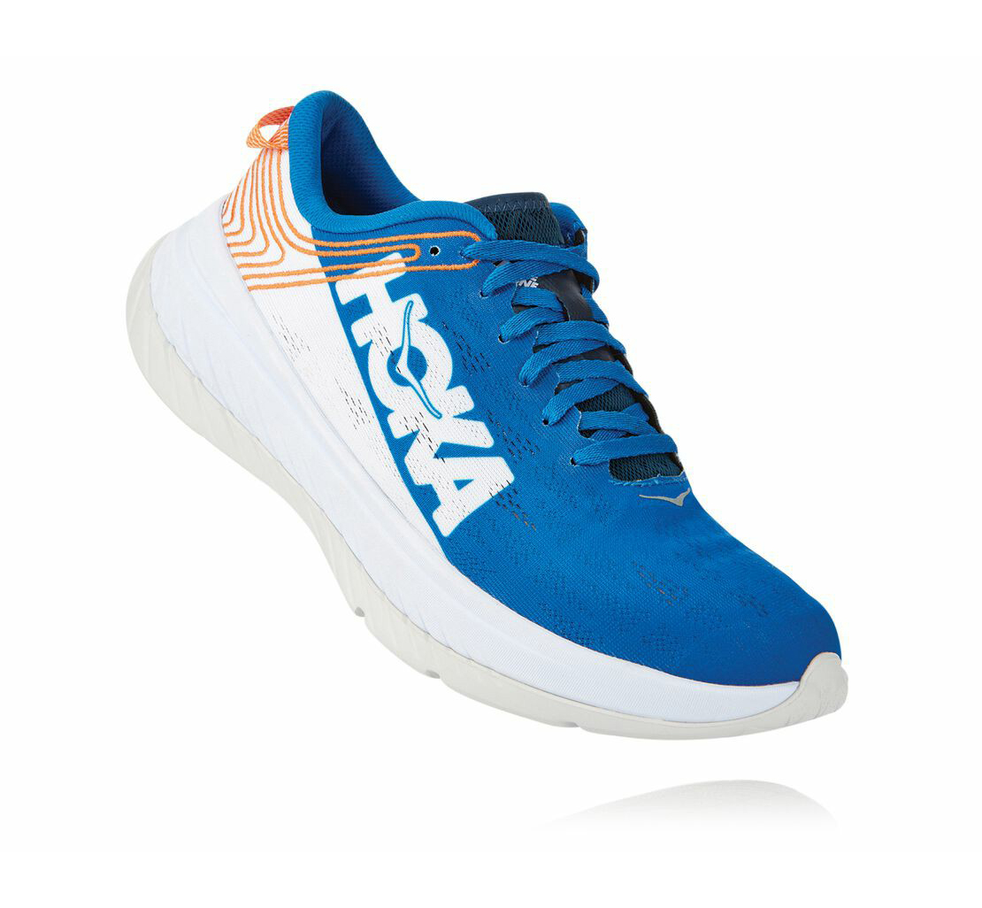 Men's Carbon X IMPERIAL BLUE / WHITE - HOKA