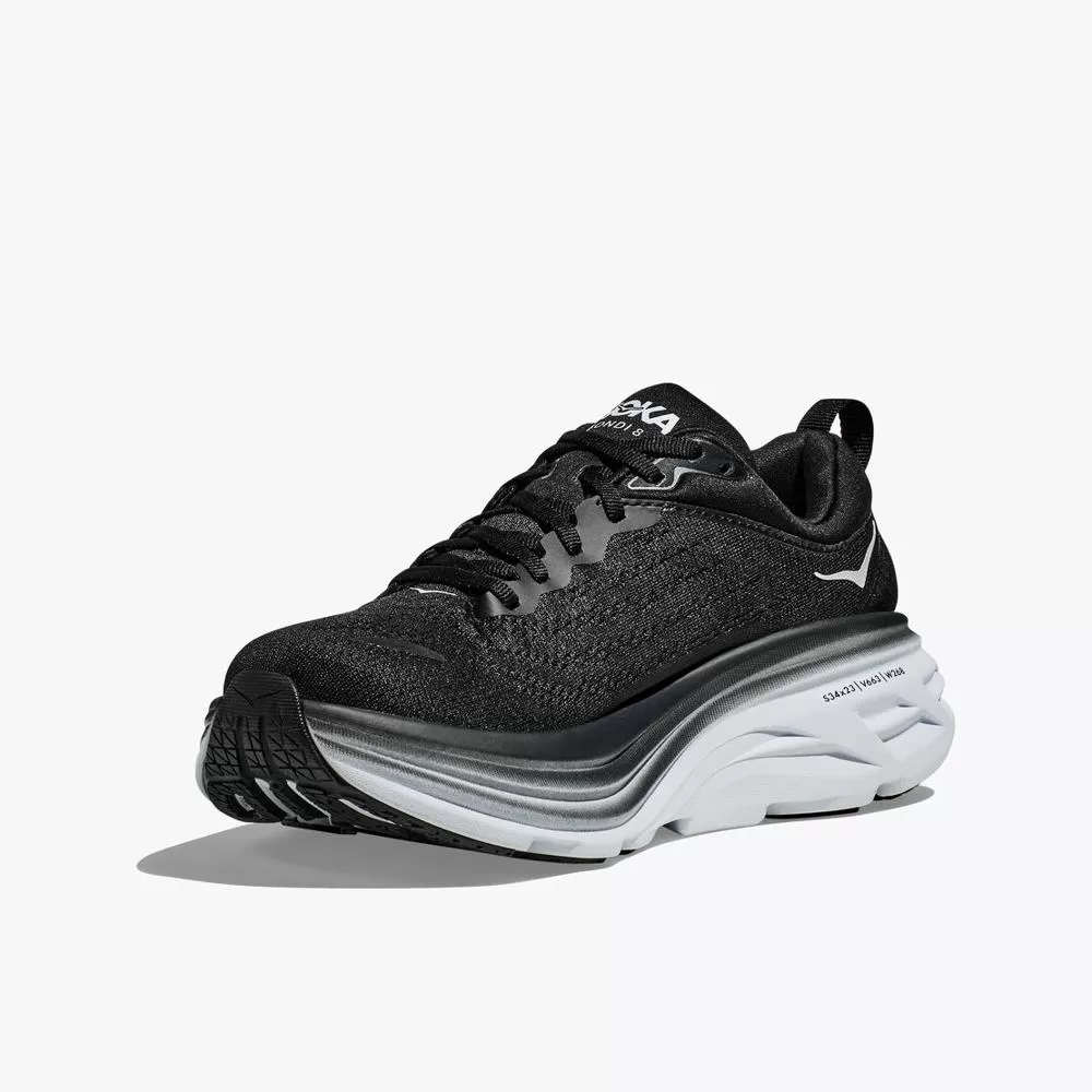 Women's Bondi 8 - Black / White - HOKA
