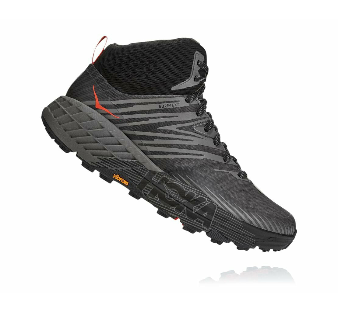 Men's Speedgoat Mid GORE-TEX 2 ANTHRACITE / DARK GULL GREY - HOKA
