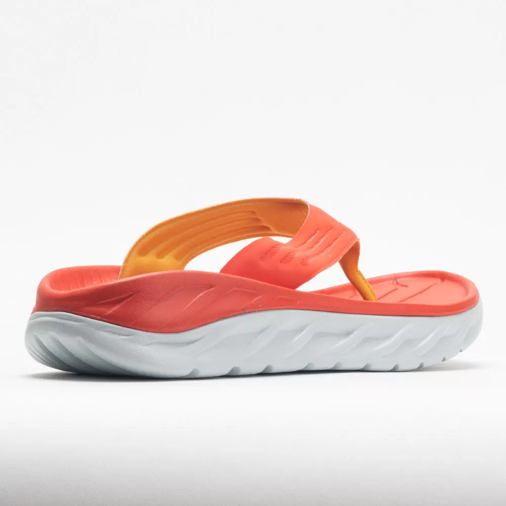Hoka One One Ora Recovery Flip Men's Fiesta/Amber Yellow - HOKA