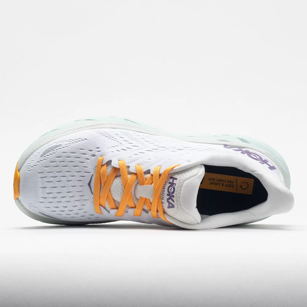 HOKA Clifton 8 Women's Blanc de Blanc/White - HOKA