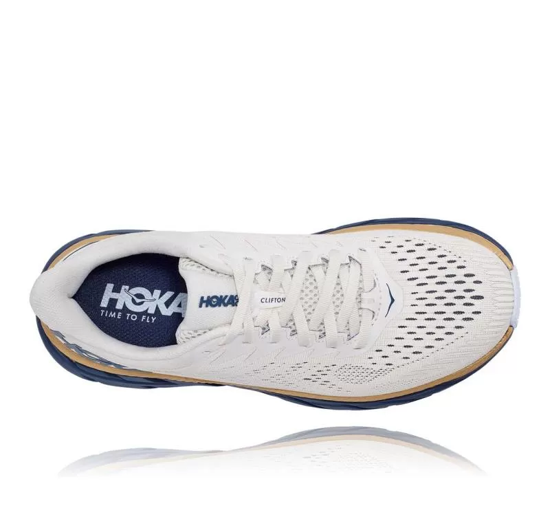 Women's Clifton 7 TOFU / VINTAGE INDIGO - HOKA