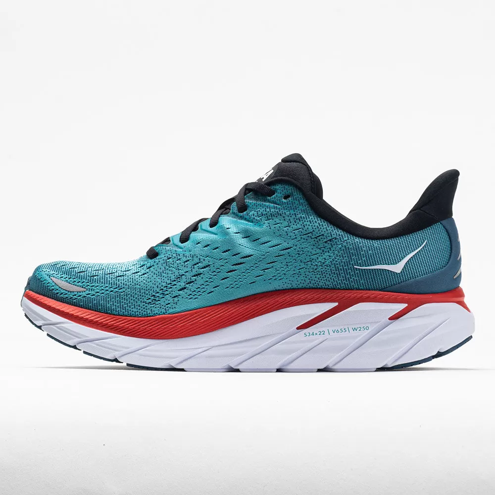 Hoka One One Clifton 8 Men's Real Teal/Aquarelle - HOKA