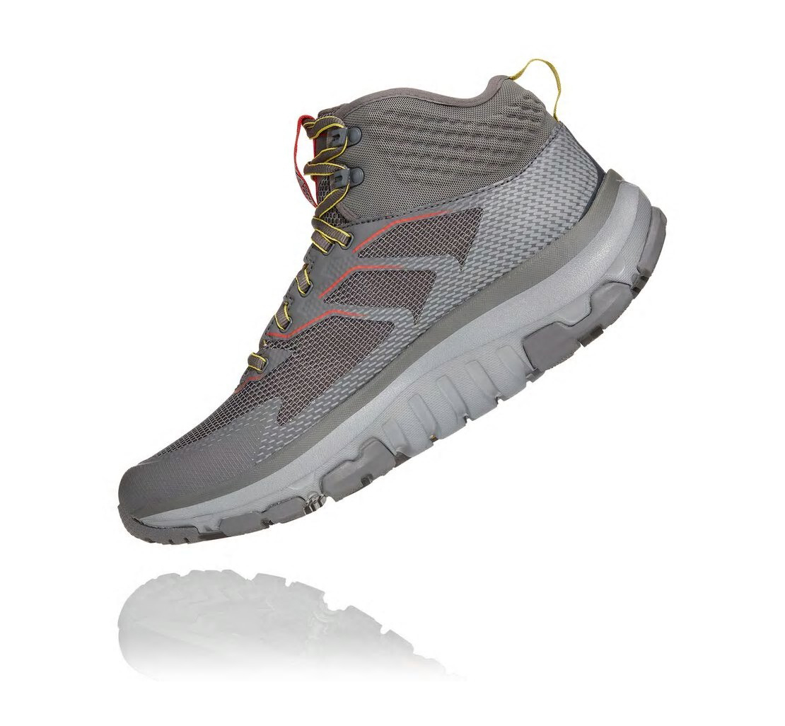 Men's Toa GORE-TEX CHARCOAL GRAY / FIESTA - HOKA