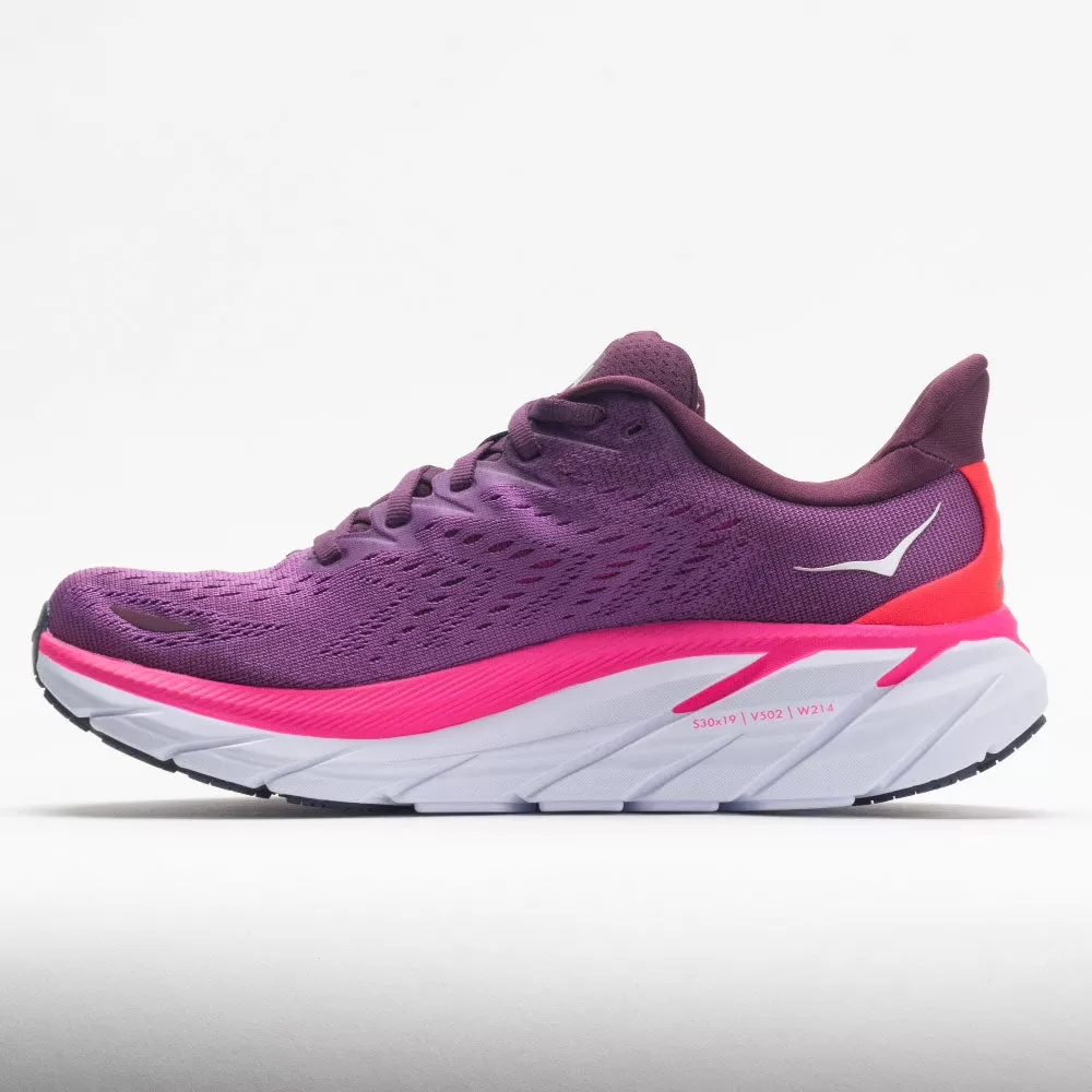 HOKA Clifton 8 Women's Grape Wine/Beautyberry - HOKA
