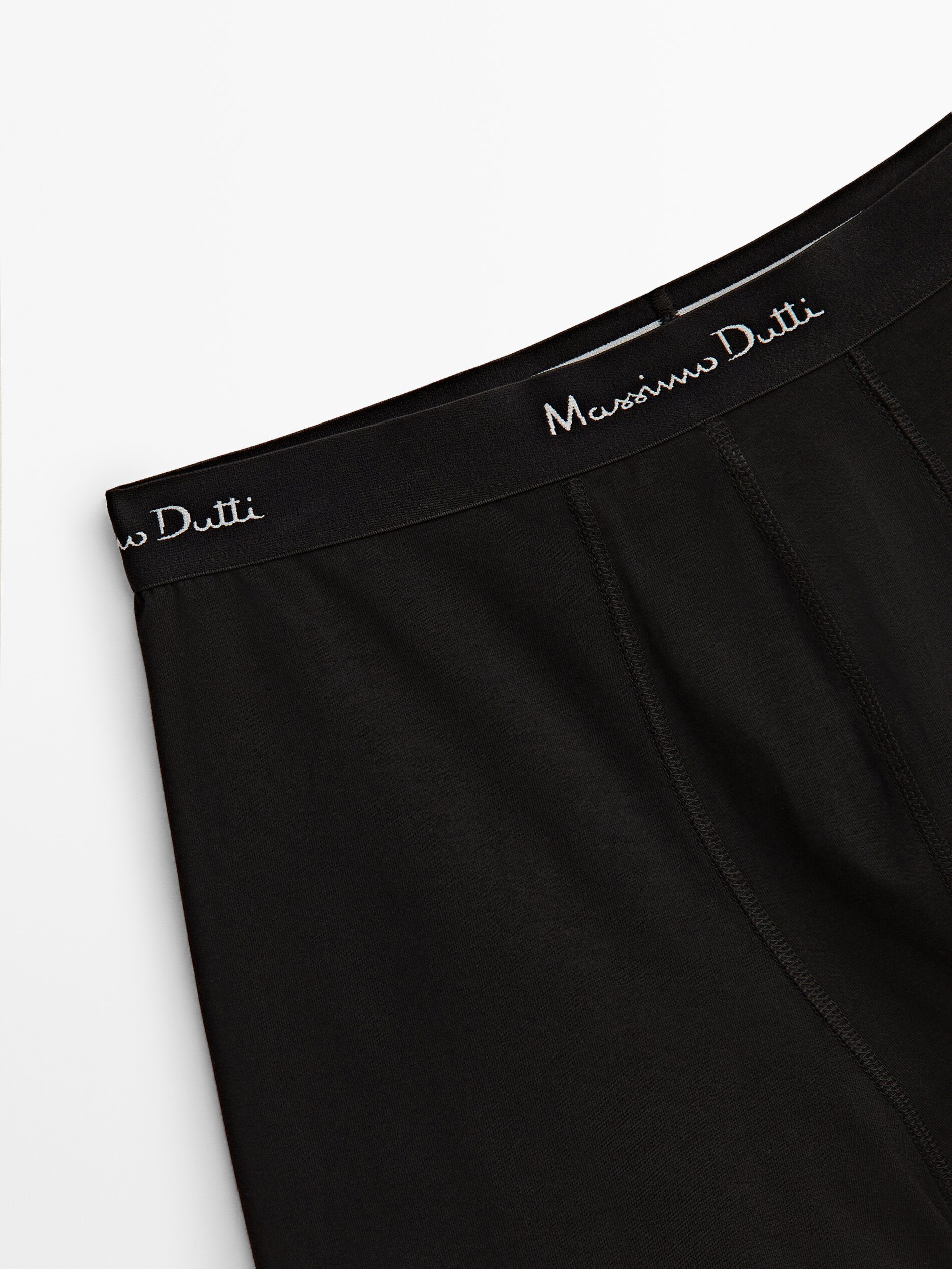 Calzoncillo bóxer algodón - NEGRO