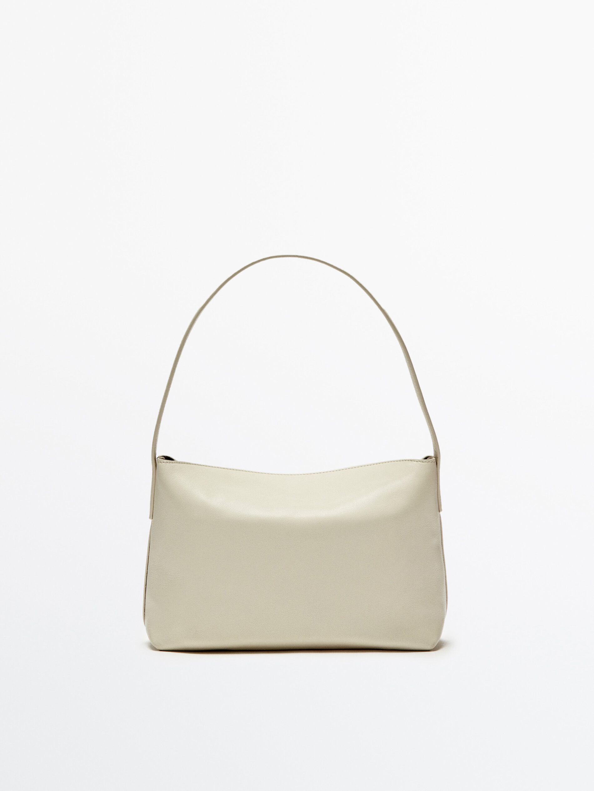 Bolso de hombro new 90´s piel napa - BLANCO